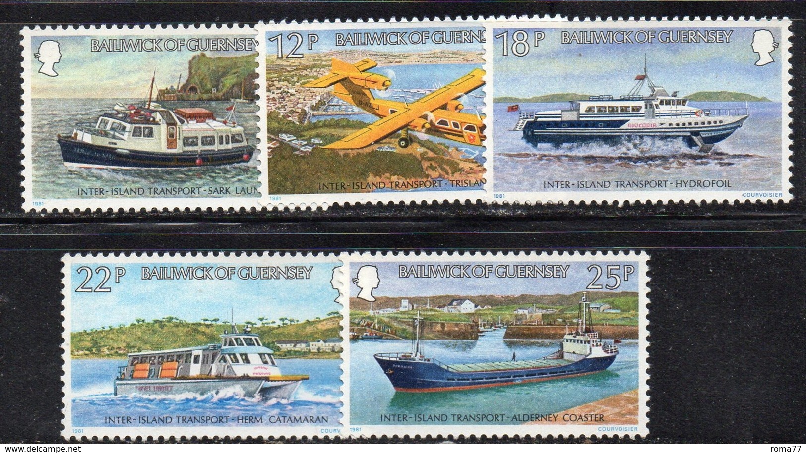 GUERNSEY 1981 , Serie 234/238   ***  MNH - Guernsey