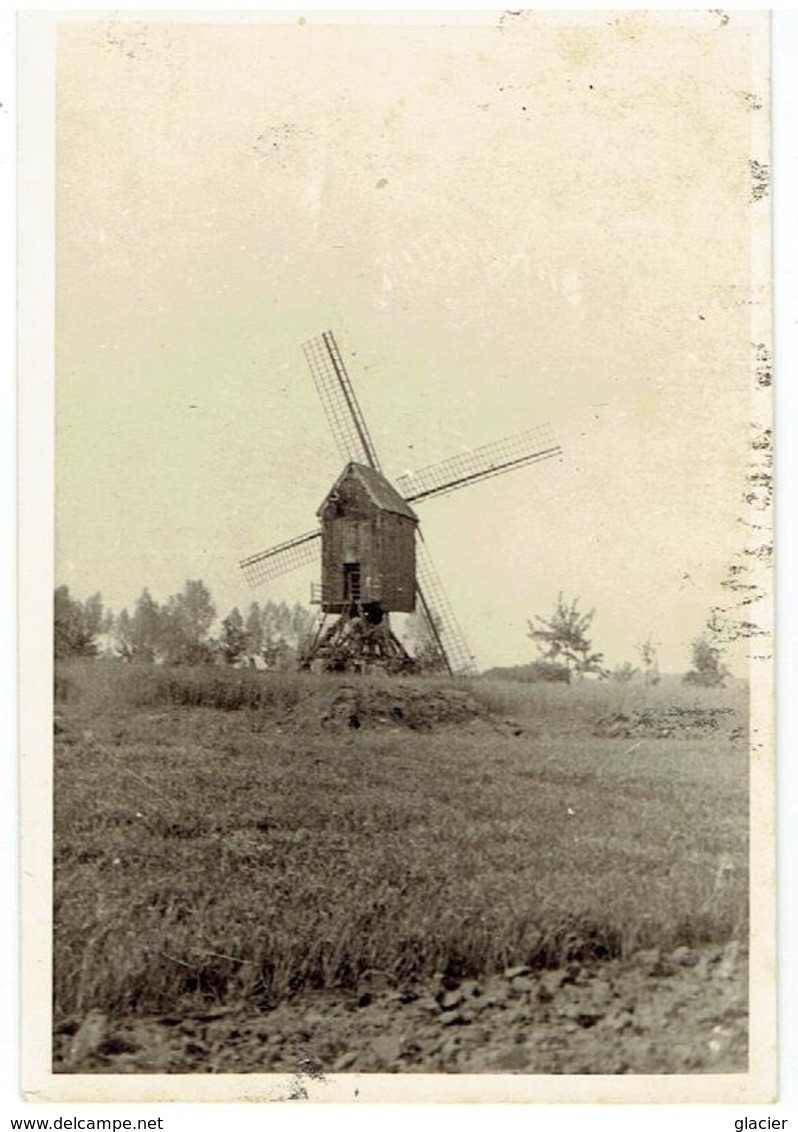 OOSTERLOO - ? ? - Geel - Kleine Foto 10 X 7 Cm - Houten Staakmolen - Uit Te Zoeken - Geel