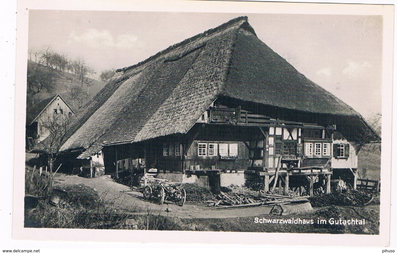 D-9757   GUTACHTAL : Schwarzwaldhaus - Gutach (Schwarzwaldbahn)