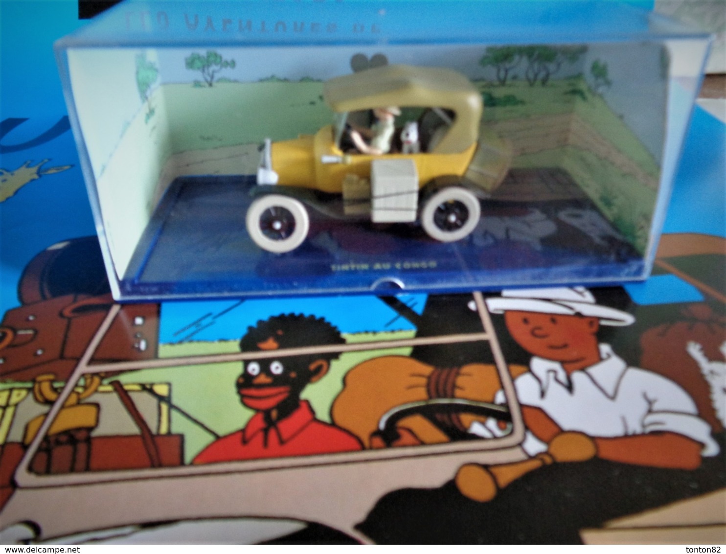 Les Autos De TINTIN - L' Automobile - De Tintin Au Congo . - Kuifje