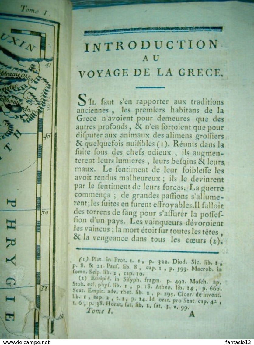 Voyage du jeune Anacharsis en Grèce dans le milieu du Quatrième siècle avant l'ère vulgaire Tome Premier/9  1790