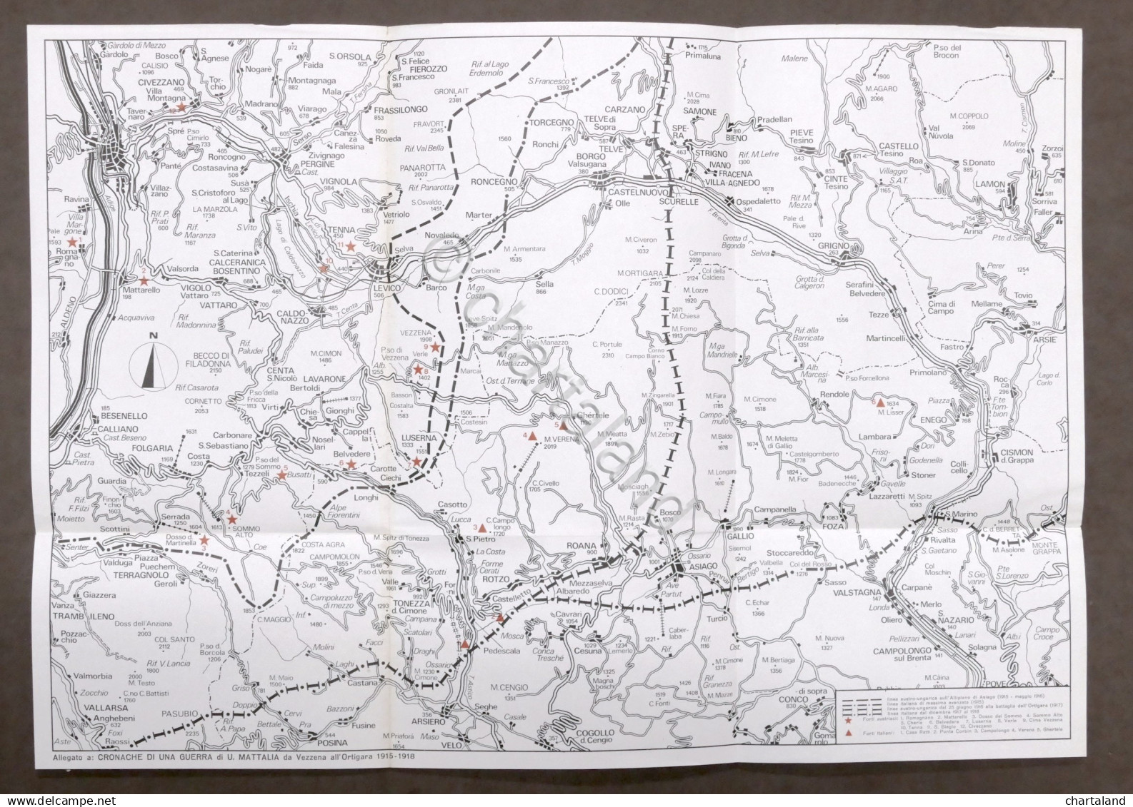 Mattalia - Cronache Di Una Guerra - Da Vezzena All'Ortigara 1915-18 - 1971 Ca. - Altri & Non Classificati