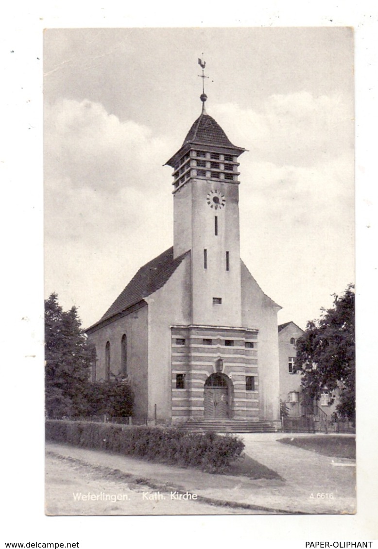 0-3573 OEBISFELDE - WEFERLINGEN, Katholische Kirche Weferlingen - Haldensleben