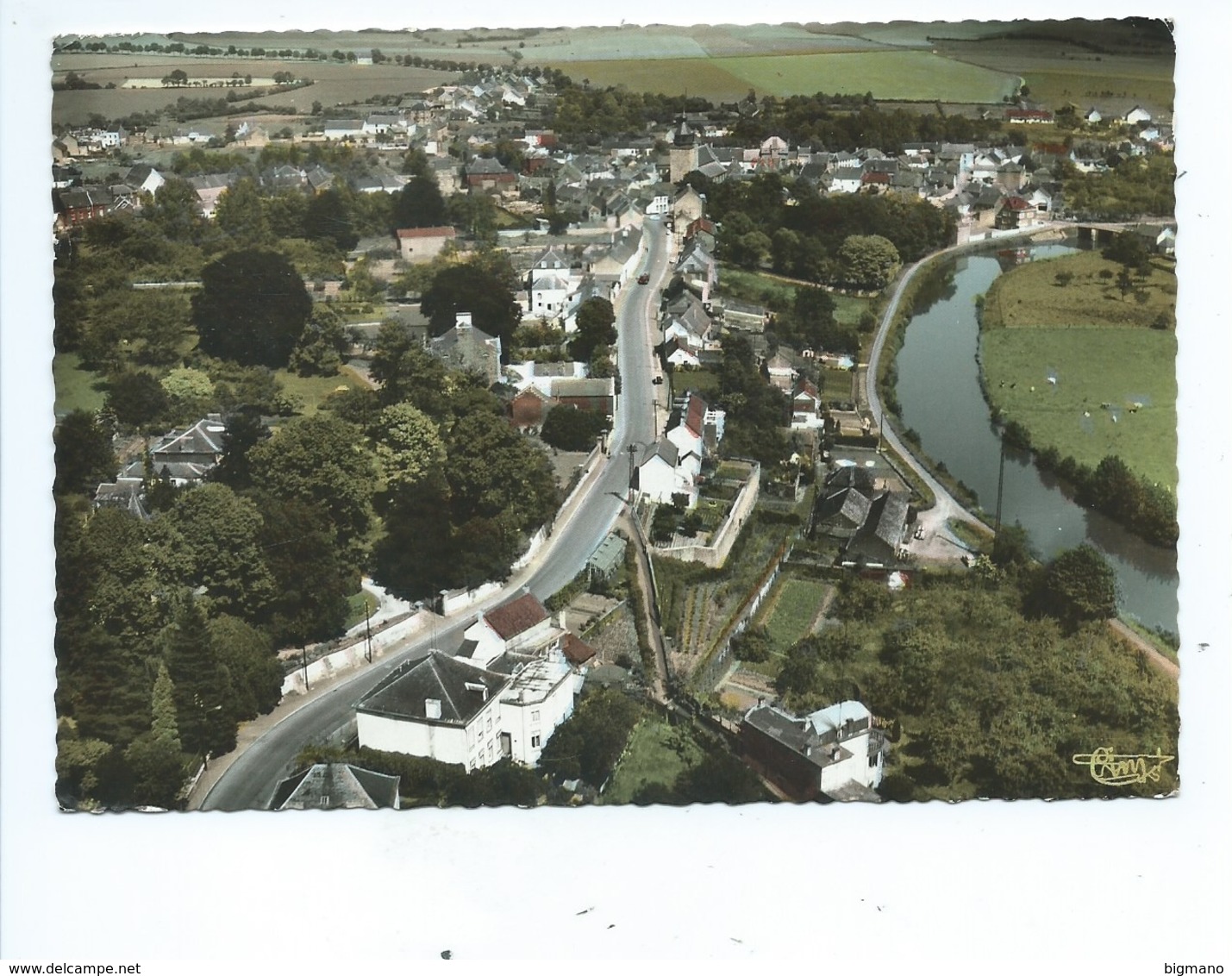 Merbes Le Château Vue Aérienne - Merbes-le-Château