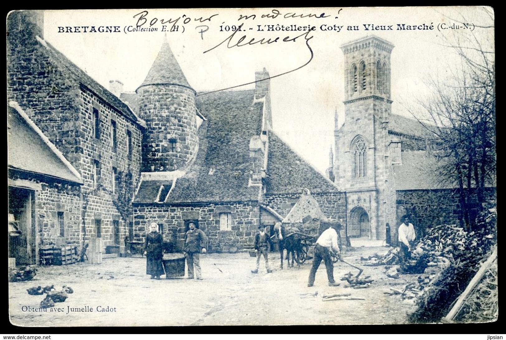 Cpa Du 22  Vieux Marché L' Hôtellerie Coty   -----  P)rès Plouaret LZ59 - Plouaret