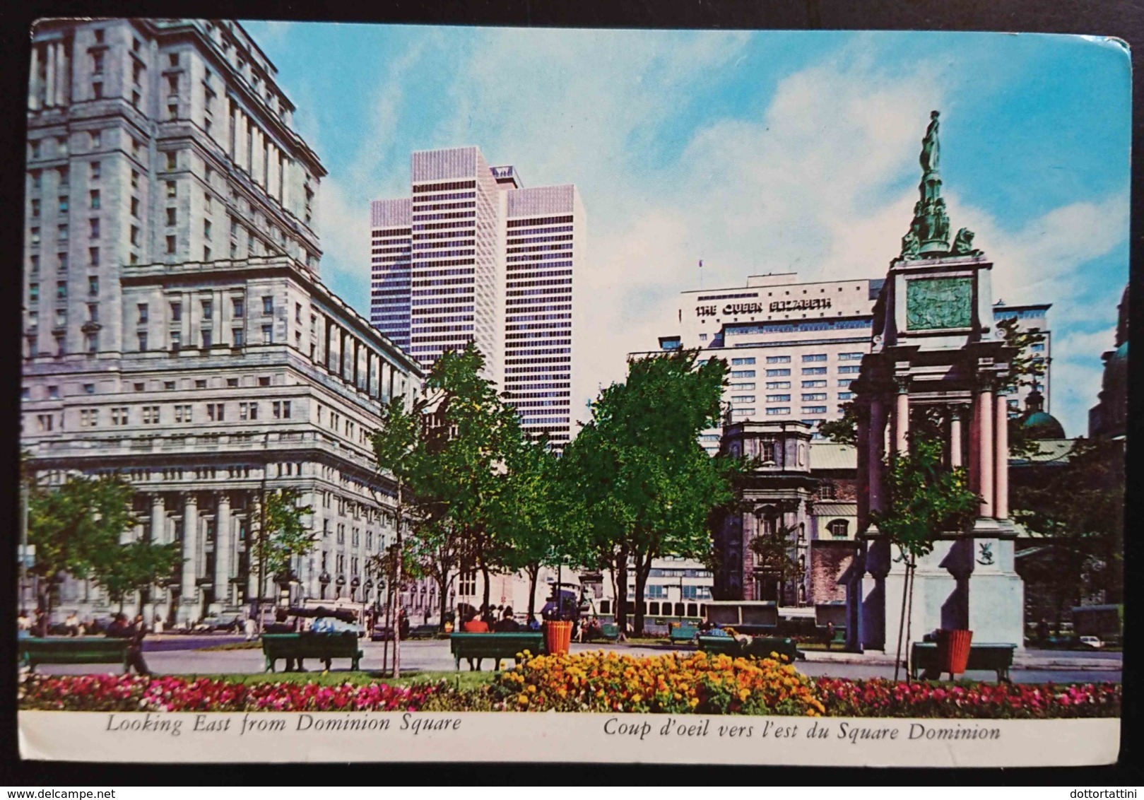 MONTREAL, QUEBEC - Looking East From Dominion Square -  Vg - Montreal