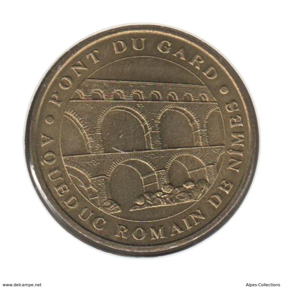 30-0094 - JETON TOURISTIQUE MDP - Pont Du Gard - Aqueduc Romain De Nîmes- 2005.1 - 2005