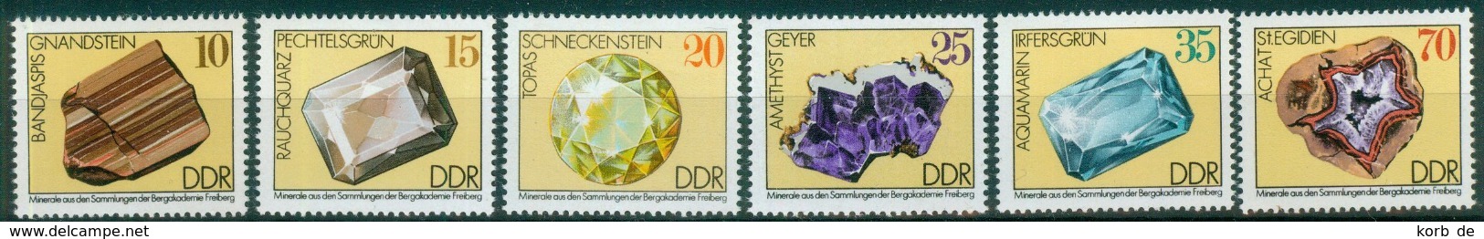 DDR 1974 / MiNr.  2006 - 2011   ** / MNH (L285) - Ungebraucht