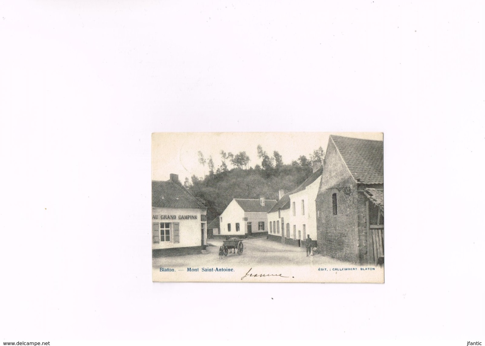 Blaton Mont SaintAntoine Edit Callewaert Blaton,ancienne Carte Postale 1908. - Bernissart