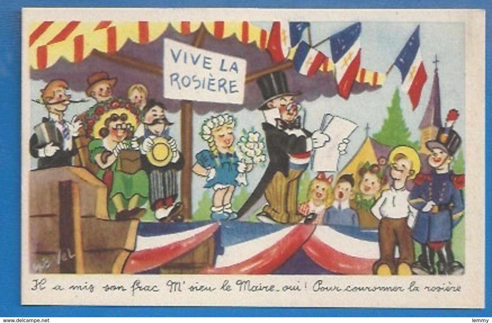 HUMOUR  - ILLUSTRATEUR : ROB-VEL - PAYSANNERIES -  LE MAIRE - FRAC ET ROSIÈRE ..-  PHOTOCHROM TOULOUSE - Humour