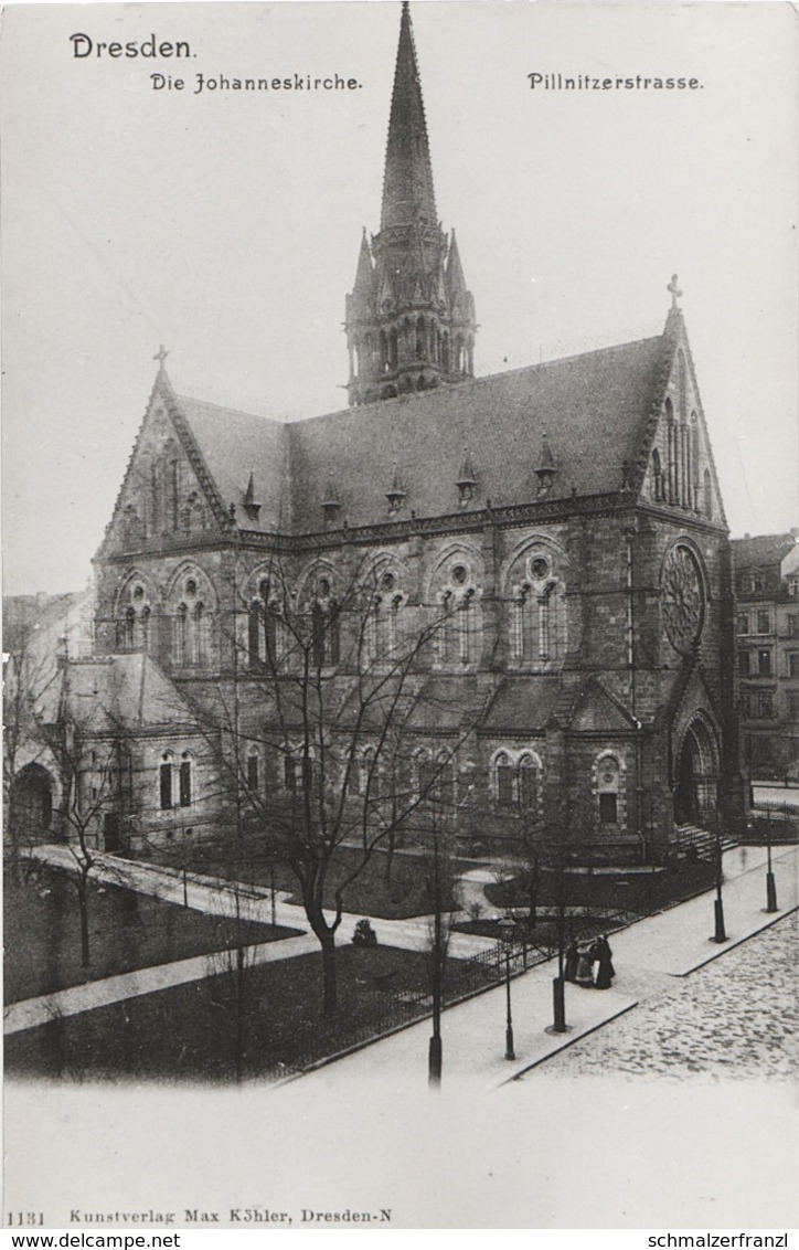 Repro Foto Dresden Johannstadt Johanneskirche Pillnitzer Straße Güntzstraße Eliasstraße Pestalozzistraße Blochmannstraße - Sonstige & Ohne Zuordnung