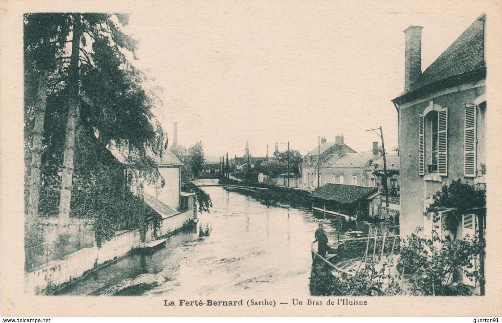 (CPA 72) LA FERTÉ-BERNARD  /  Un Bras De L'Huisne - - La Ferte Bernard