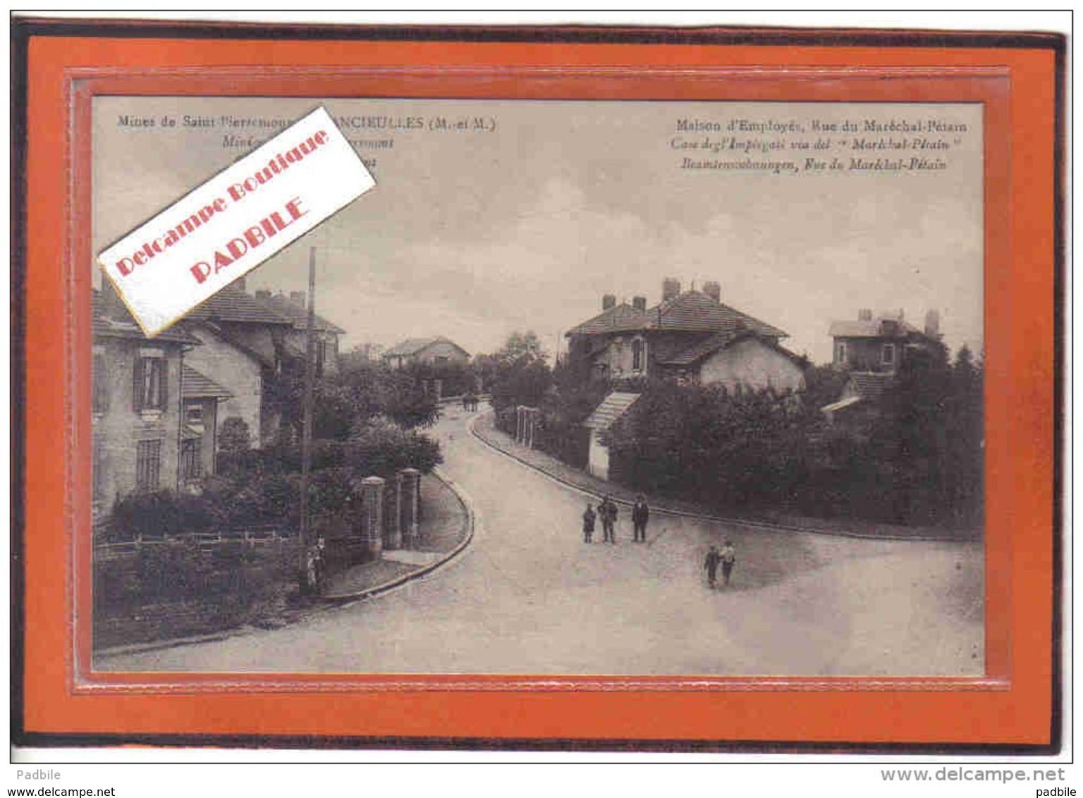 Carte Postale 54. Mancieulles  Mines De Saint-Pierremont Trés Beau Plan - Autres & Non Classés