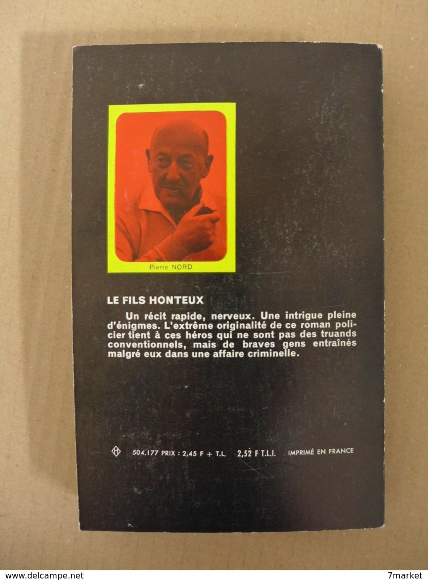 Bruno Fischer - Le Fils Honteux / éd. Librairie Arthème Fayard - 1964 - Arthème Fayard - Autres