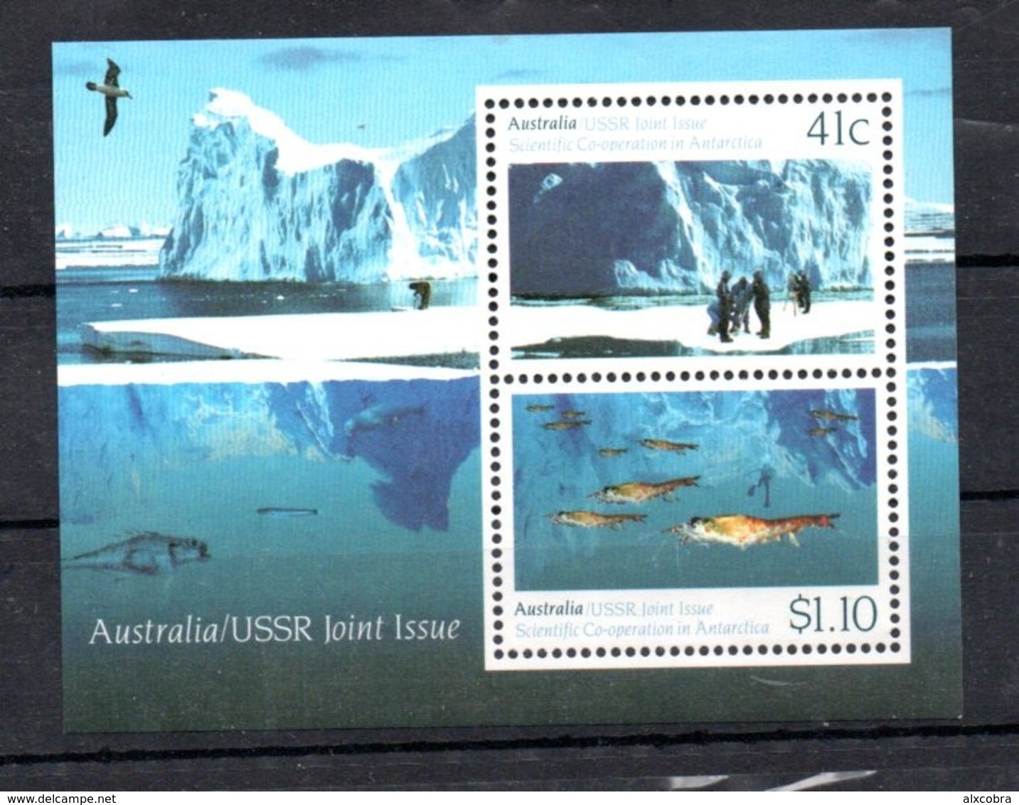 Australia 1990 Joint Issue USSR URSS Soviet Union BL11 MNH - Nuevos