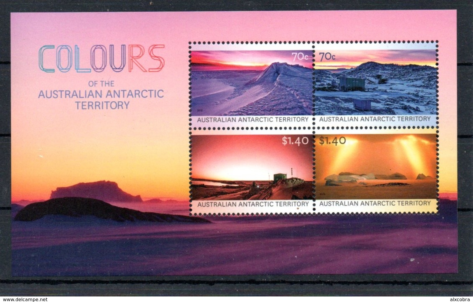 AAT Australian Antarctic Territory 2015 M/S Colours - Nuevos