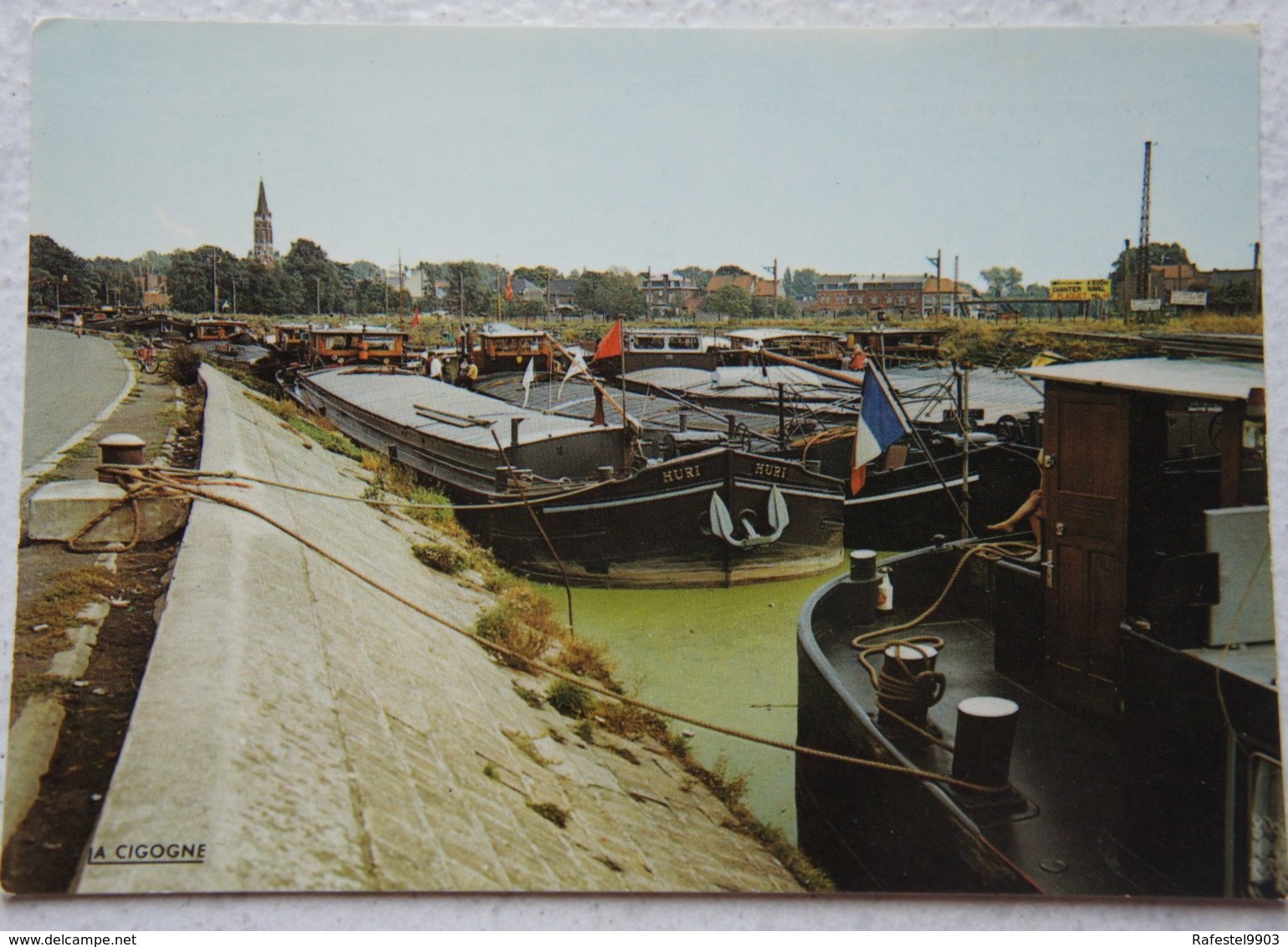 CPA MORTAGNE DU NORD Le Port Péniche Barge Binnenscheepvaart - Andere & Zonder Classificatie