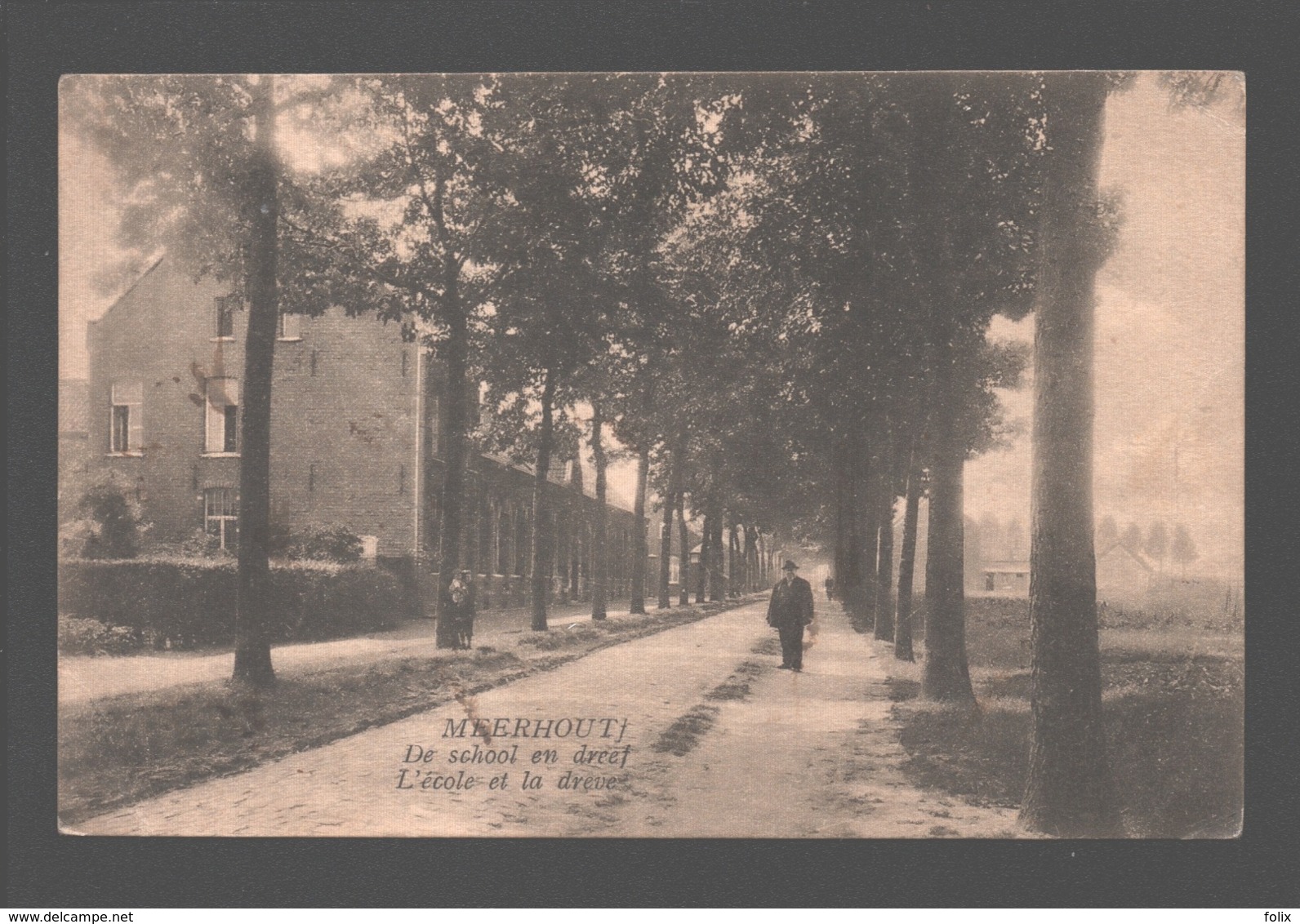 Meerhout - De School En Dreef - 1926 - Meerhout