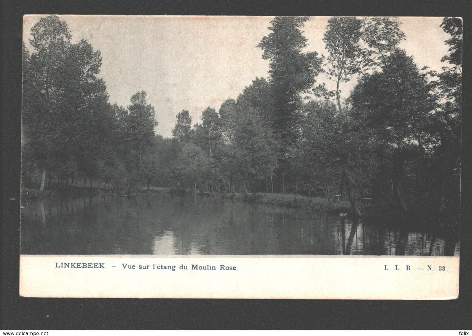 Linkebeek - Vue Sur L'étang Du Moulin Rose - Enkele Rug - 1907 - Linkebeek