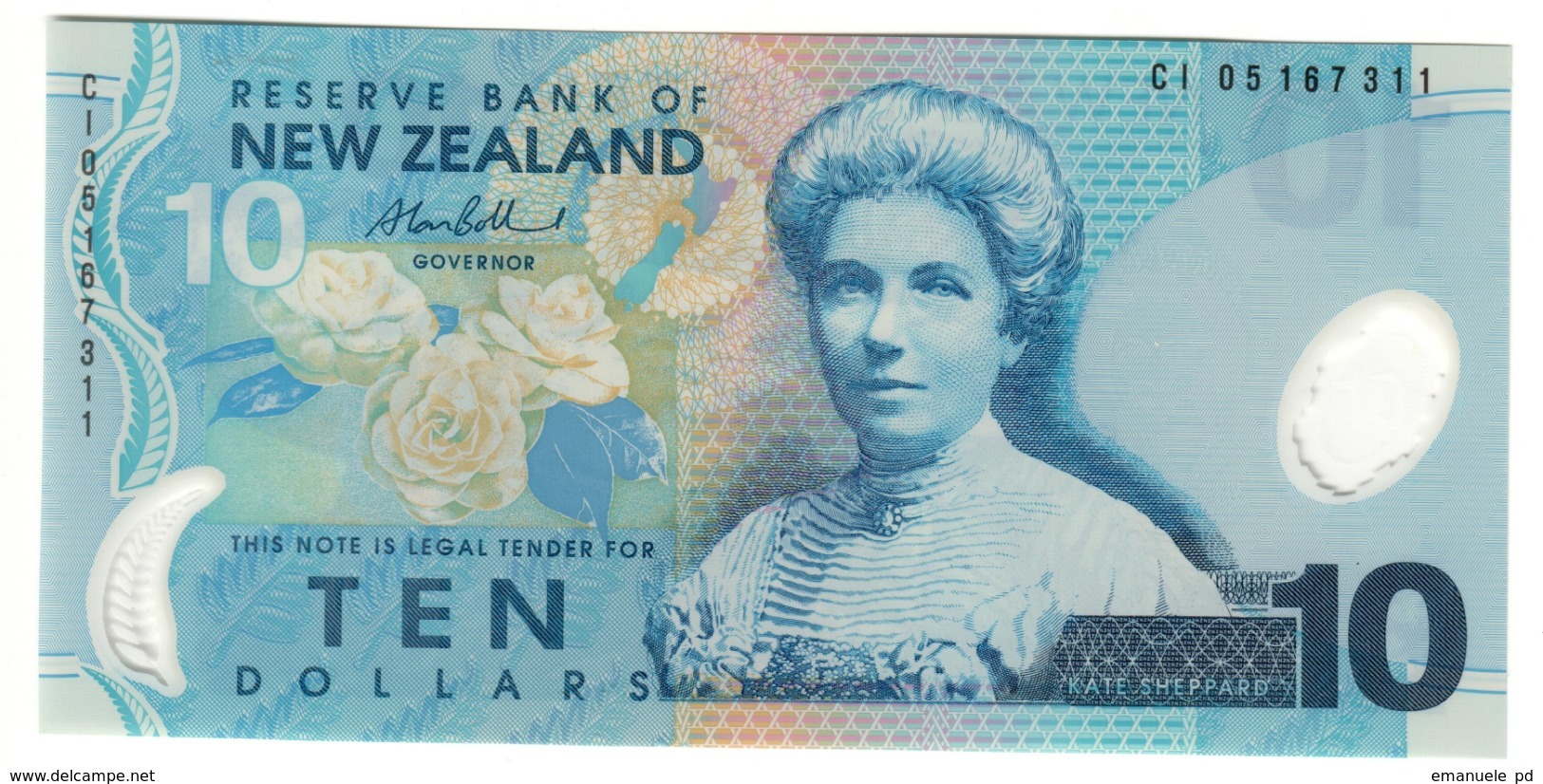 New Zealand 10 Dollars 2005 UNC .PL. - Nuova Zelanda