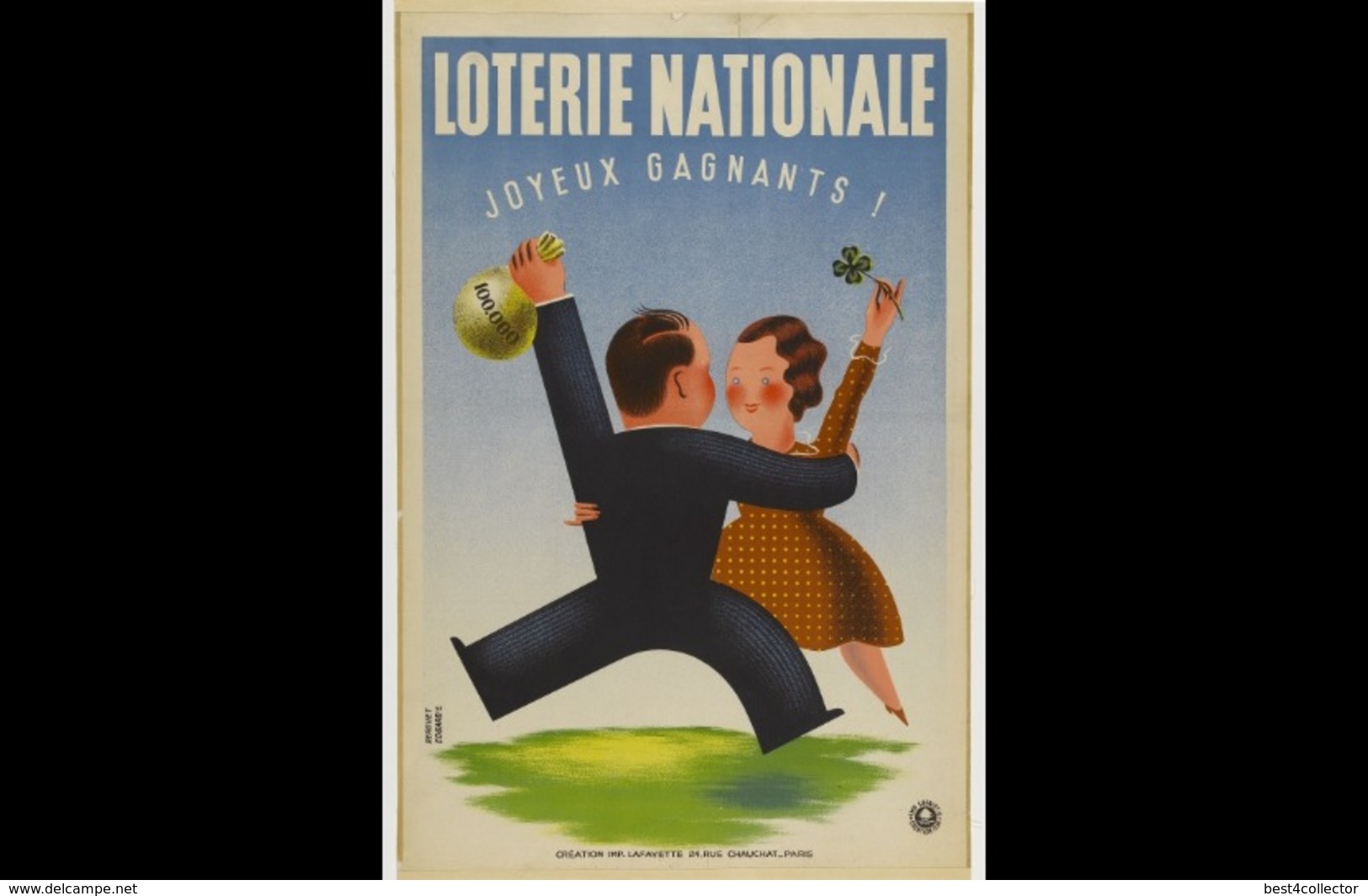 @@@ MAGNET - Loterie Nationale. Joyeux Gagnants - Advertising