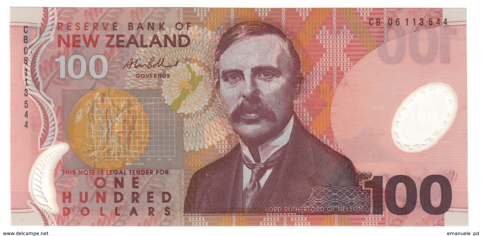 New Zealand 100 Dollars 2006 UNC .PL. - Nieuw-Zeeland