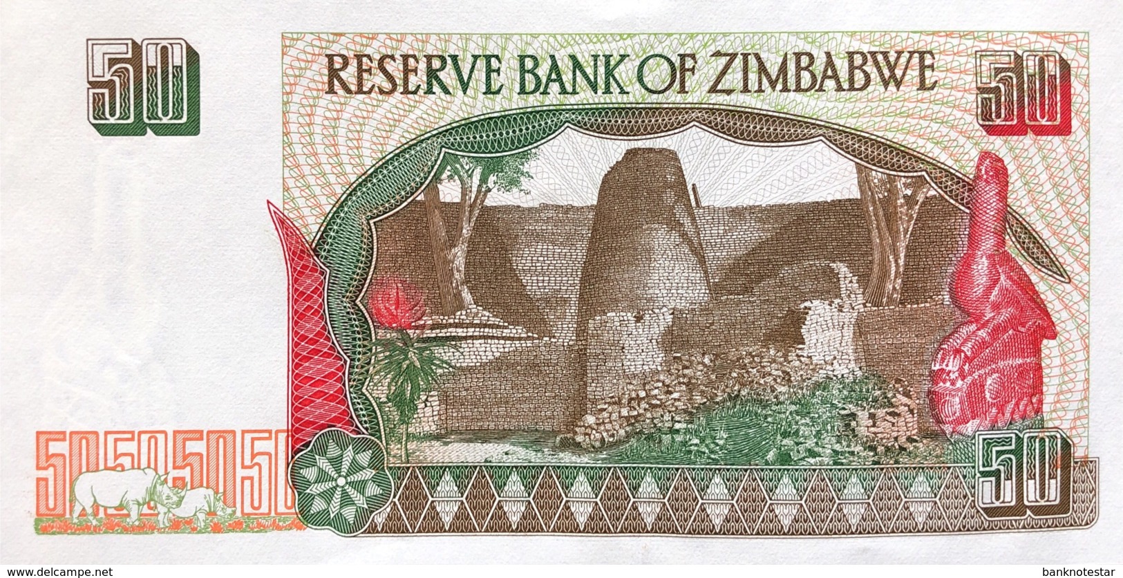 Zimbabwe 50 Dollars, P-8 (1994) - UNC - Simbabwe