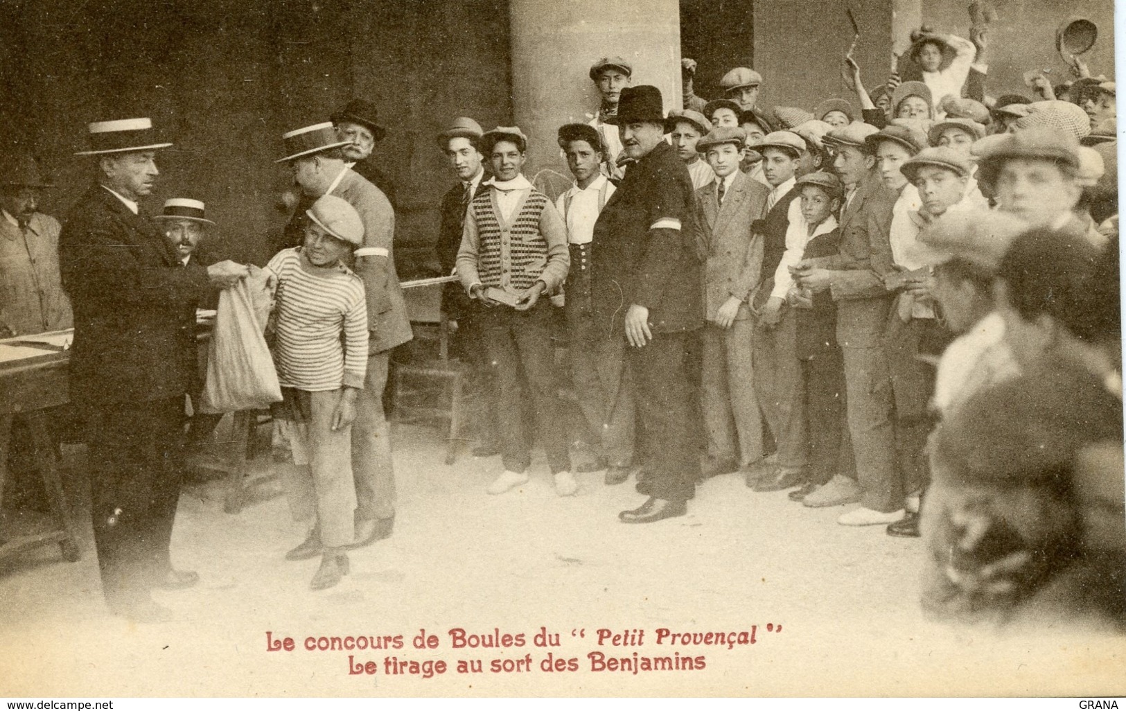 BOULES PETANQUE FANNY MARSEILLE CONCOURS DU PETIT PROVENCAL TIRAGE AU SORT DES BENJAMINS - Ohne Zuordnung