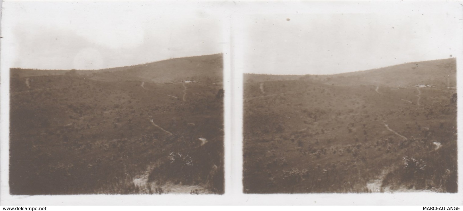 8 plaques de verre , c'etait dans le papier photographié  ecrit RENEVILLE OU BENEVILLE ,promenade à travers la brousse