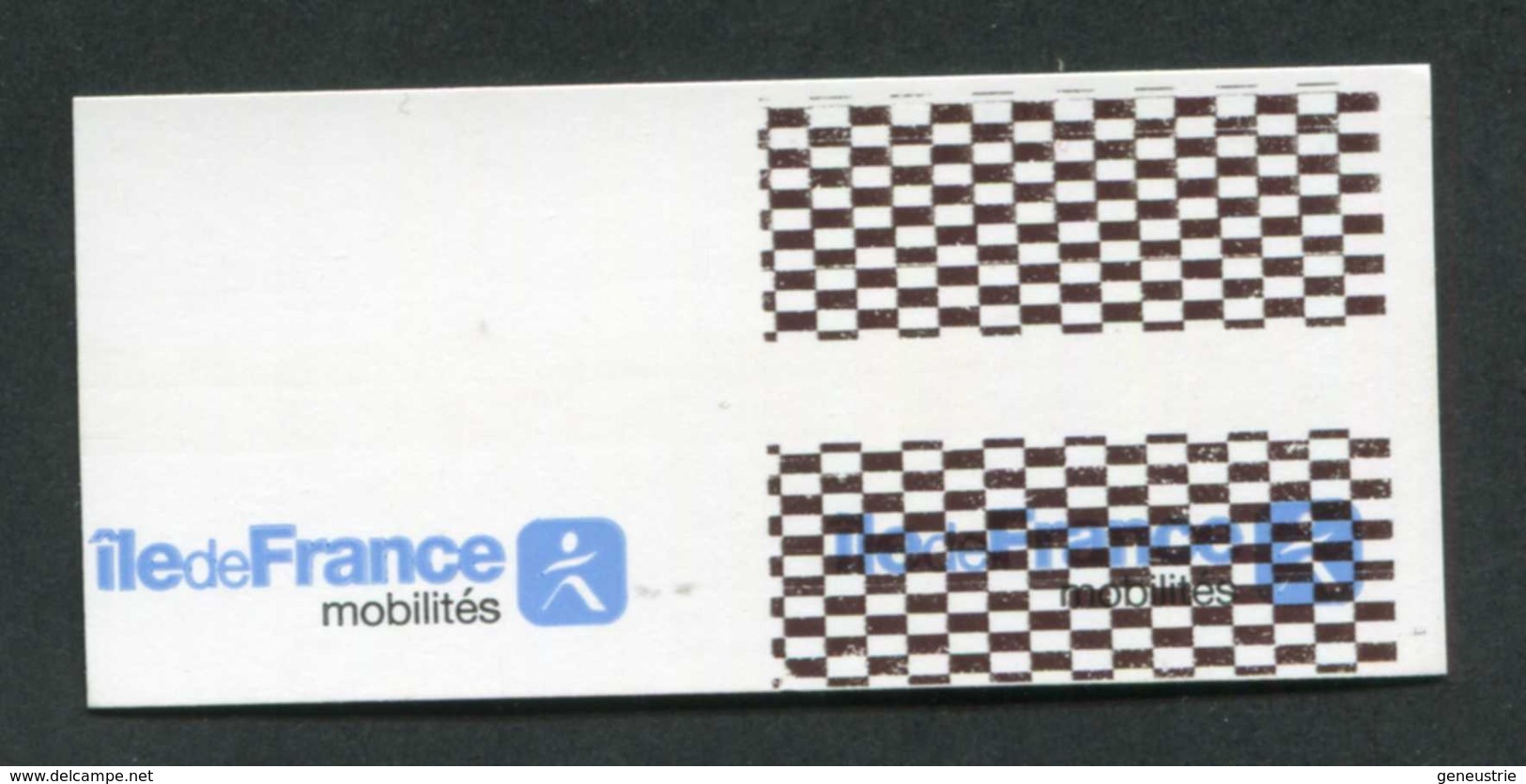 Ticket - Essai De Marquage De Distributeur De Tickets De Métro RATP Et Train SNCF (Ile-de-France - Mobilités" - Europe