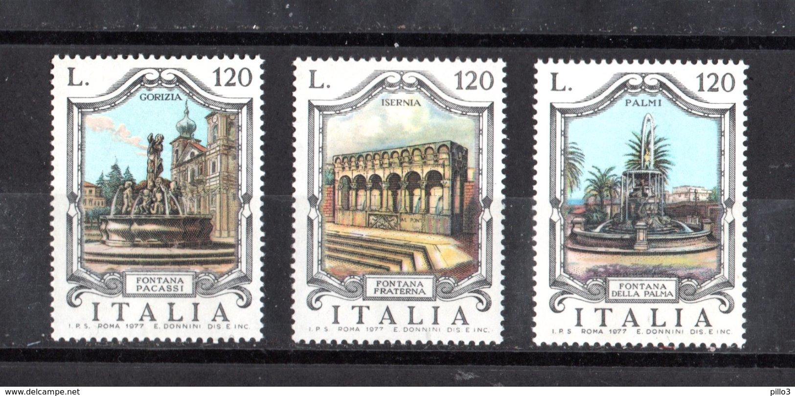 ITALIA :  Serie   Fontane D'Italia  5a Serie  3 Valori  MNH**  Del  18.10.1977 - 1971-80: Ungebraucht