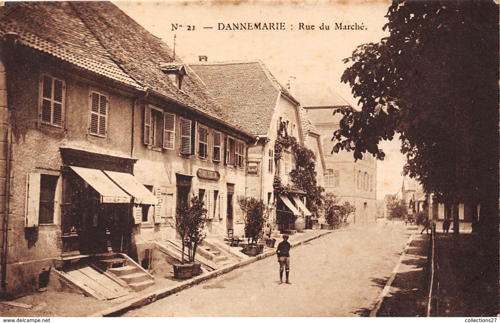 68-DANNEMARIE- RUE DU MARCHE - Dannemarie