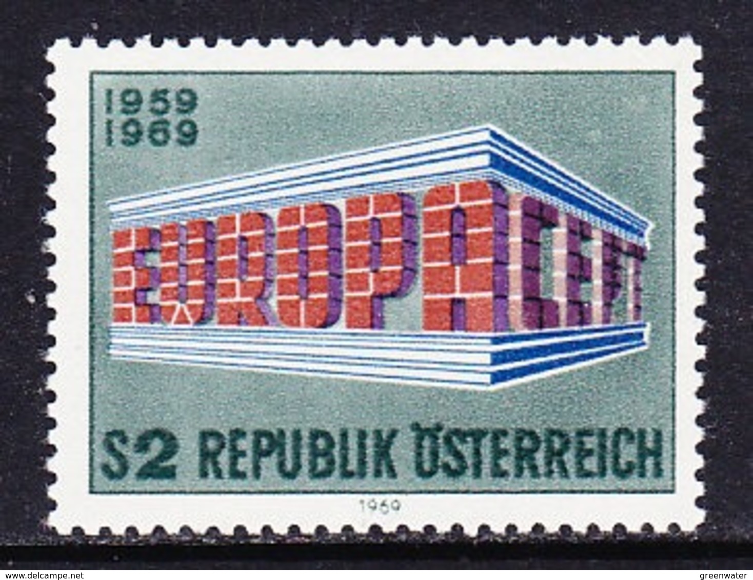 Europa Cept 1969 Austria 1v ** Mnh (44732A) Promotion - 1969