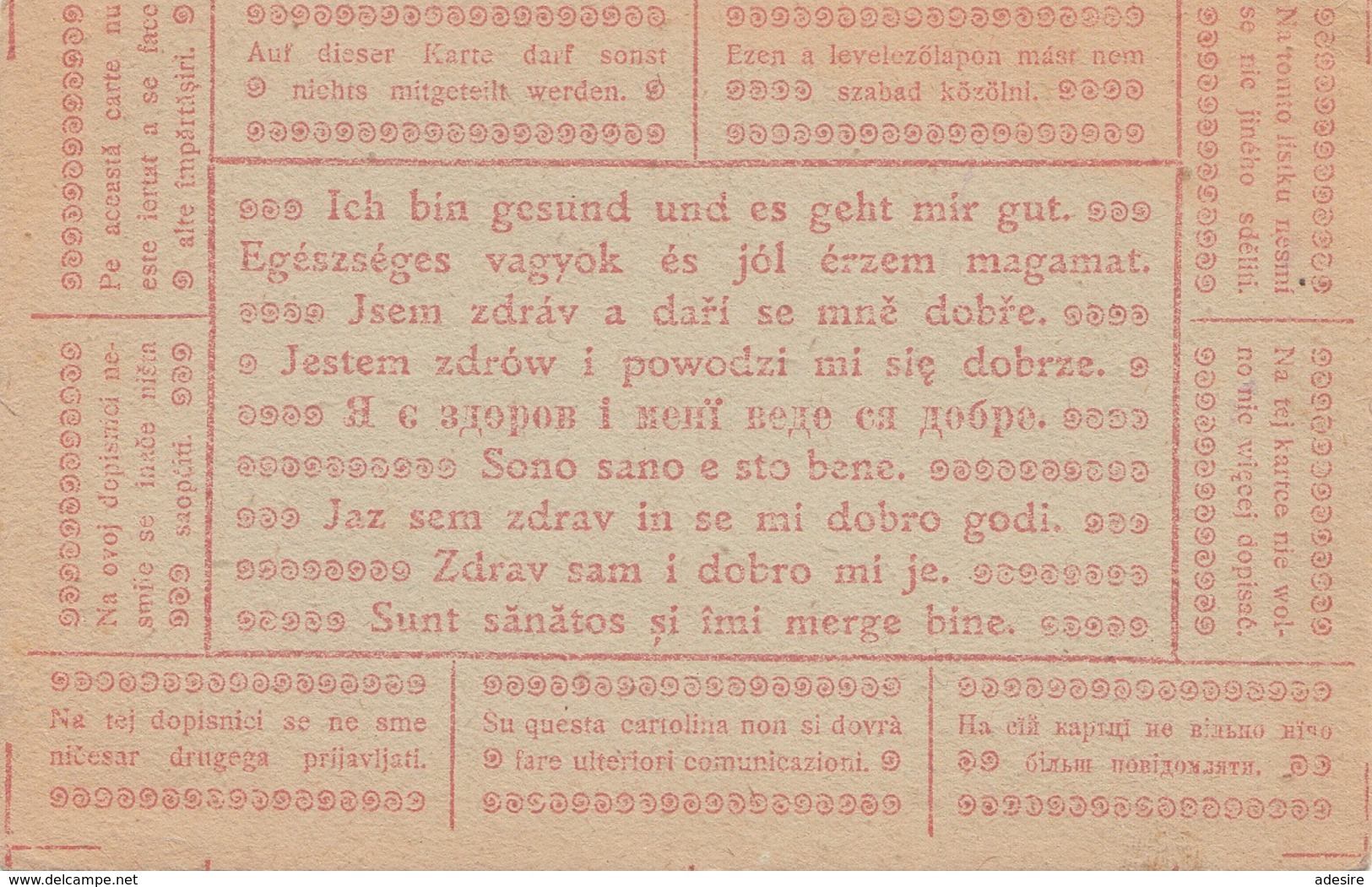 FELDPOSTKARTE 1917 Landwehrinfantrgt. Klgft. Nr.4 - Briefe U. Dokumente