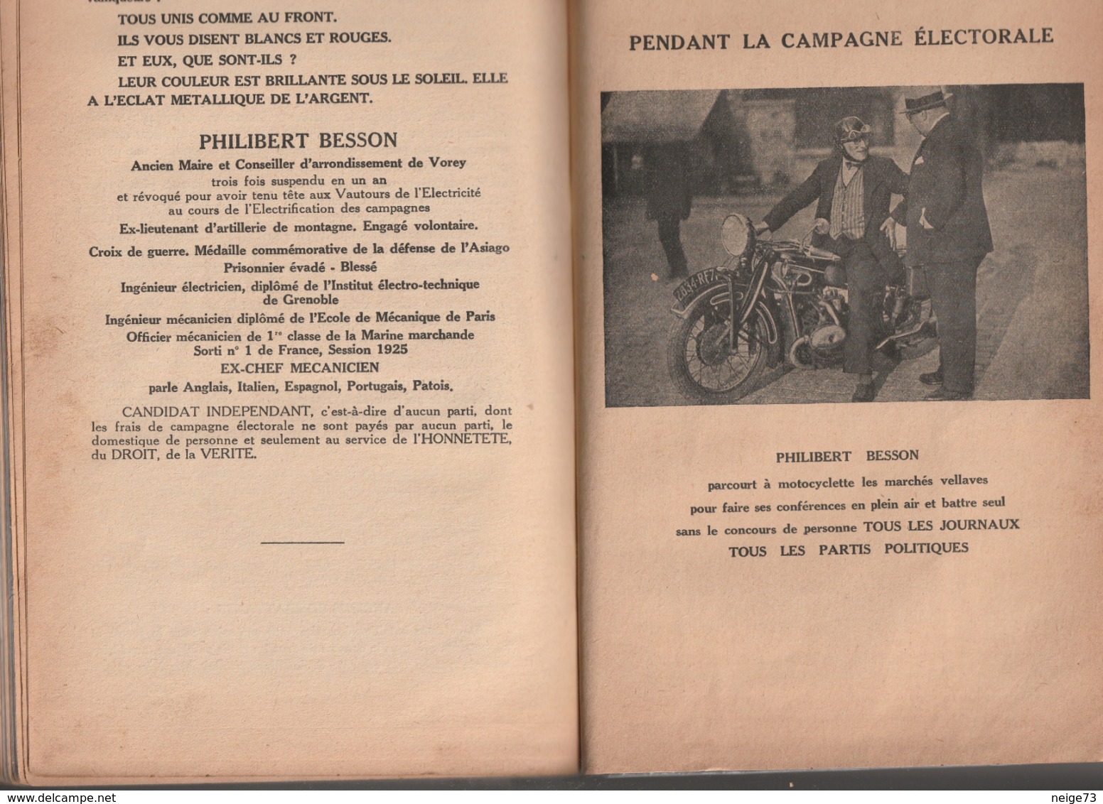 Livre Ancien - Front Unique - Philibert Besson - Peuple Tu Es Trahi - Envoi De L'auteur - Marxisme - Communisme - 1901-1940