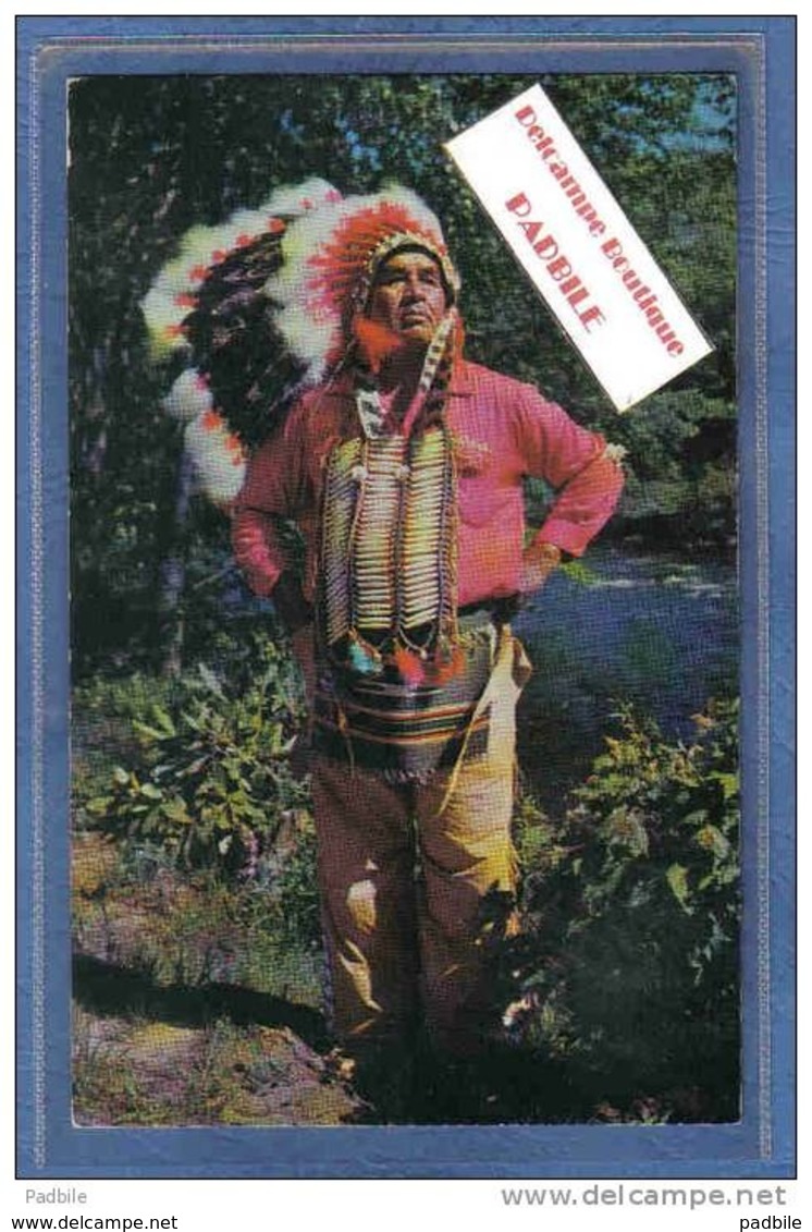 Carte Postale Etats-Unis  Jessie J. Lossie  Chef Indien Cherokee  Trés Beau Plan - Autres & Non Classés