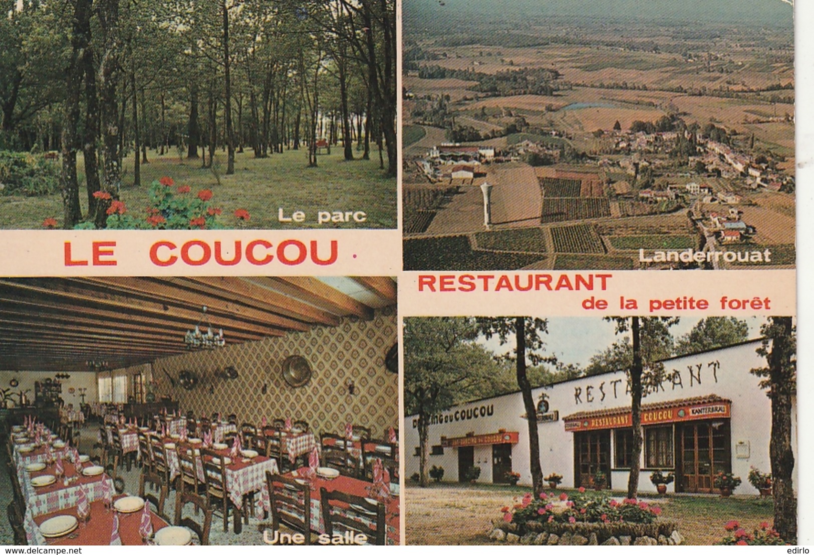 ***  33  ***  PELLEGRUE  -- Le Coucou Restaurant De La Petite Forêt - Neuve TTB - Autres & Non Classés