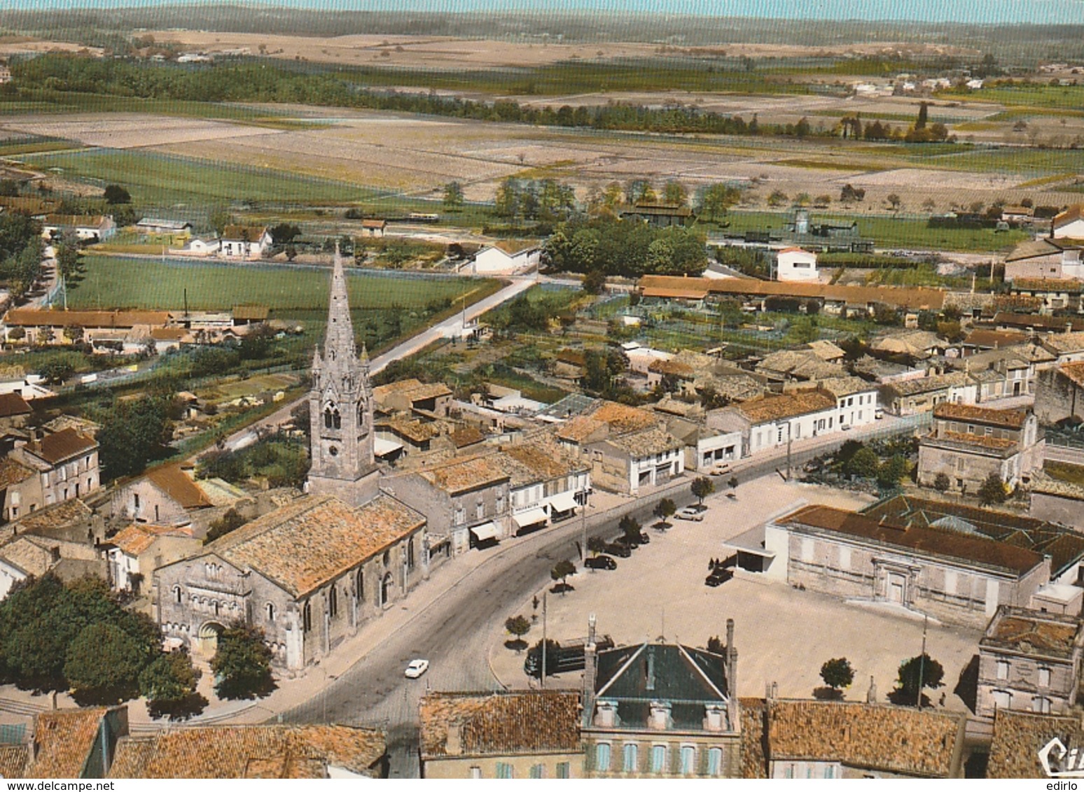 ***  33  *** St Ciers Sur Gironde Le Centre Vue Aérienne Neuve TTB - Autres & Non Classés