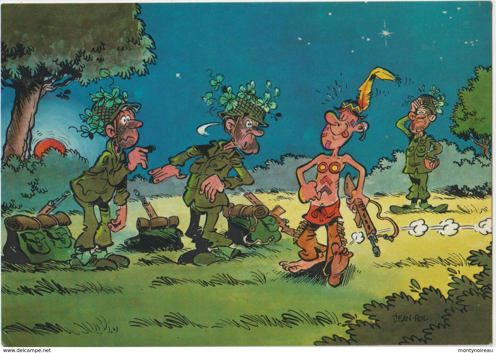 Illustrateur :  Jean  POL :   ,  Soldat ,    Indien ! - Andere & Zonder Classificatie