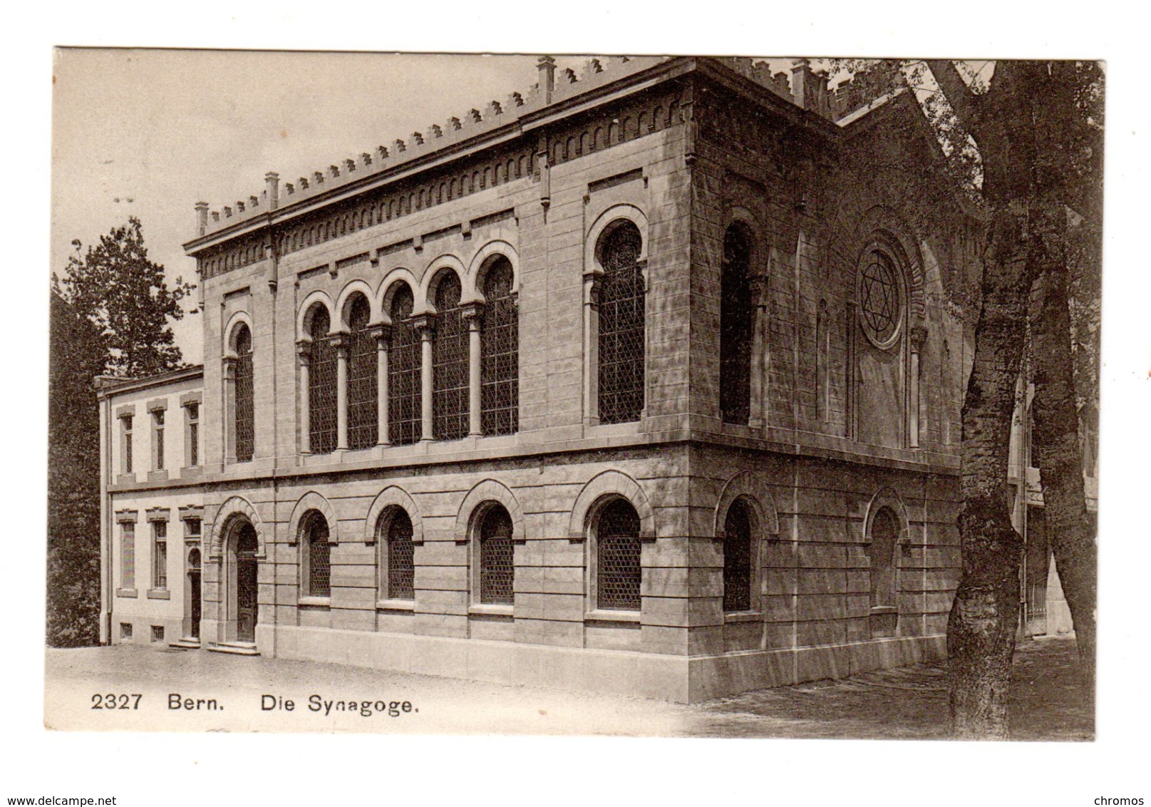 Rare Carte Postale Synagoge, Bern, Suisse, Schweiz, Envoyée 1909 - Jewish