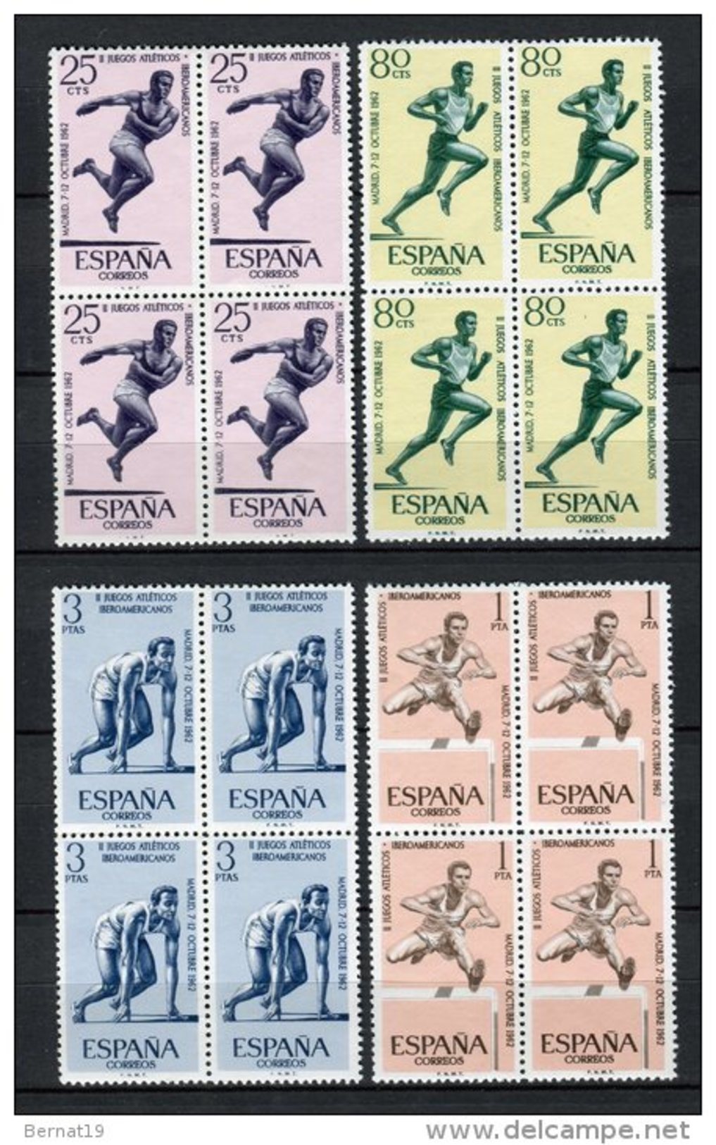 España 1962. Edifil 1450-53 X 4 ** MNH. - Unused Stamps