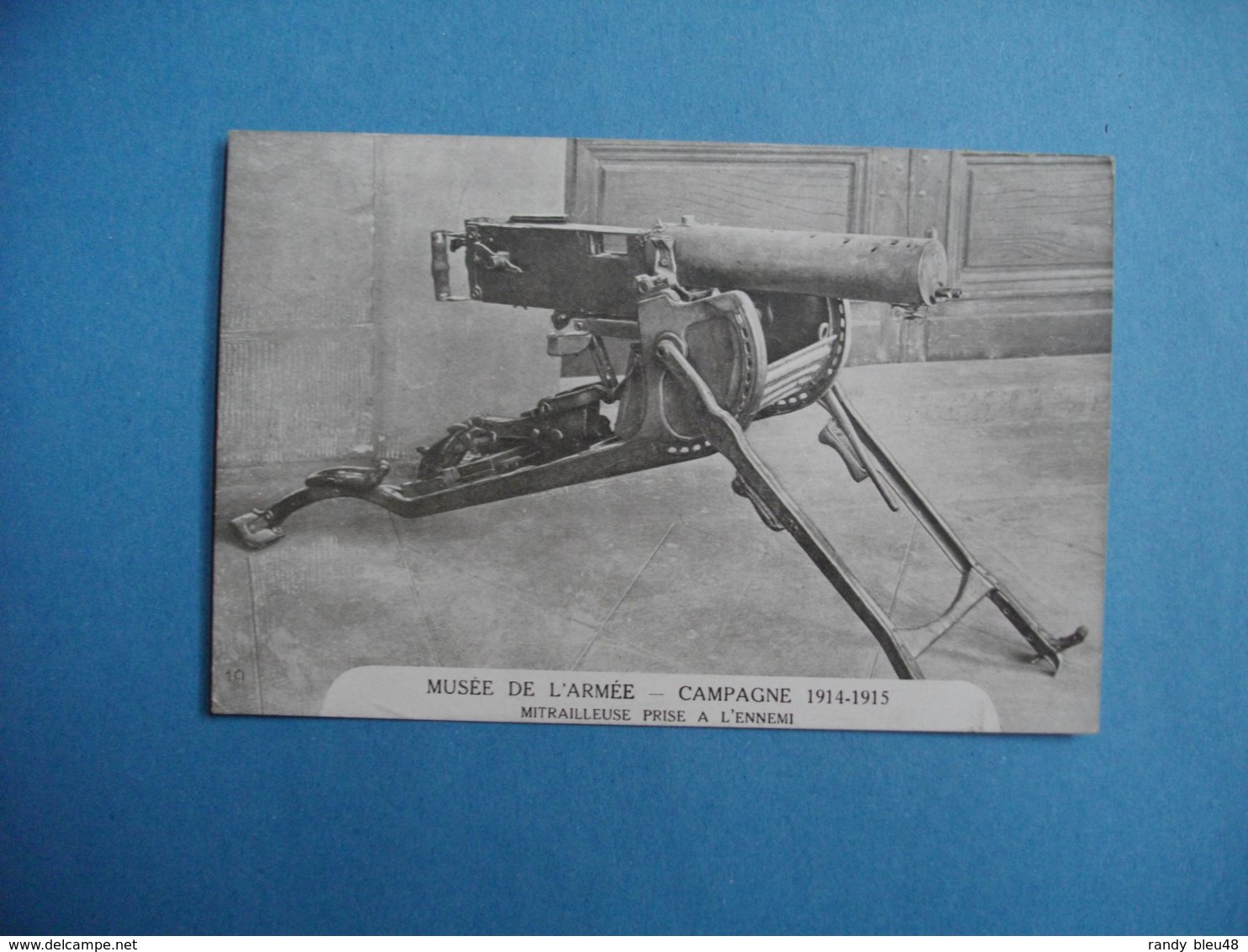 PARIS  -  75  -  Musée De L'Armée  -  Mitrailleuse Prise à L'ennemi  -  ARMEMENT  -  Guerre 1914 - 1918 - Materiaal
