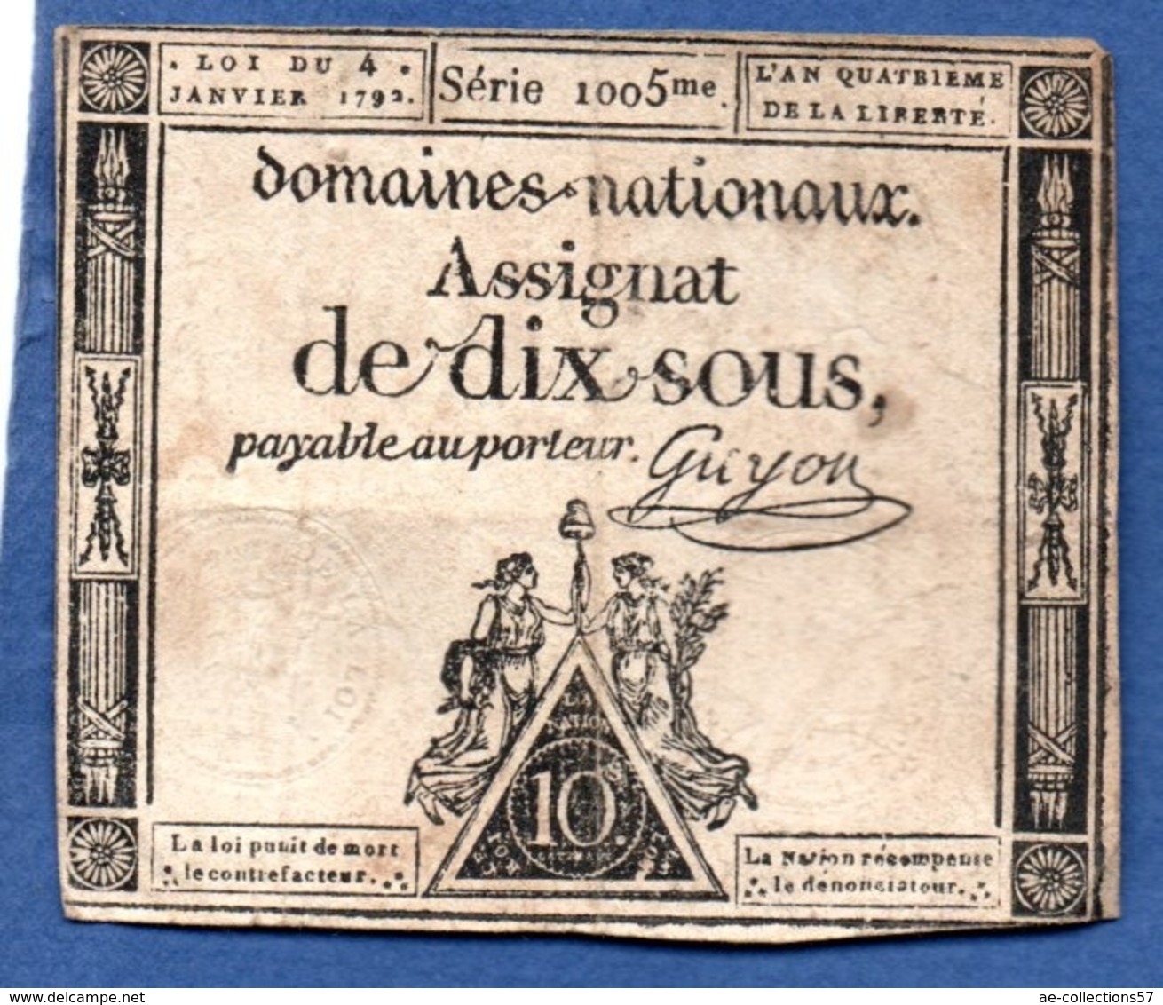 Assignat De 10 Sous - Assegnati