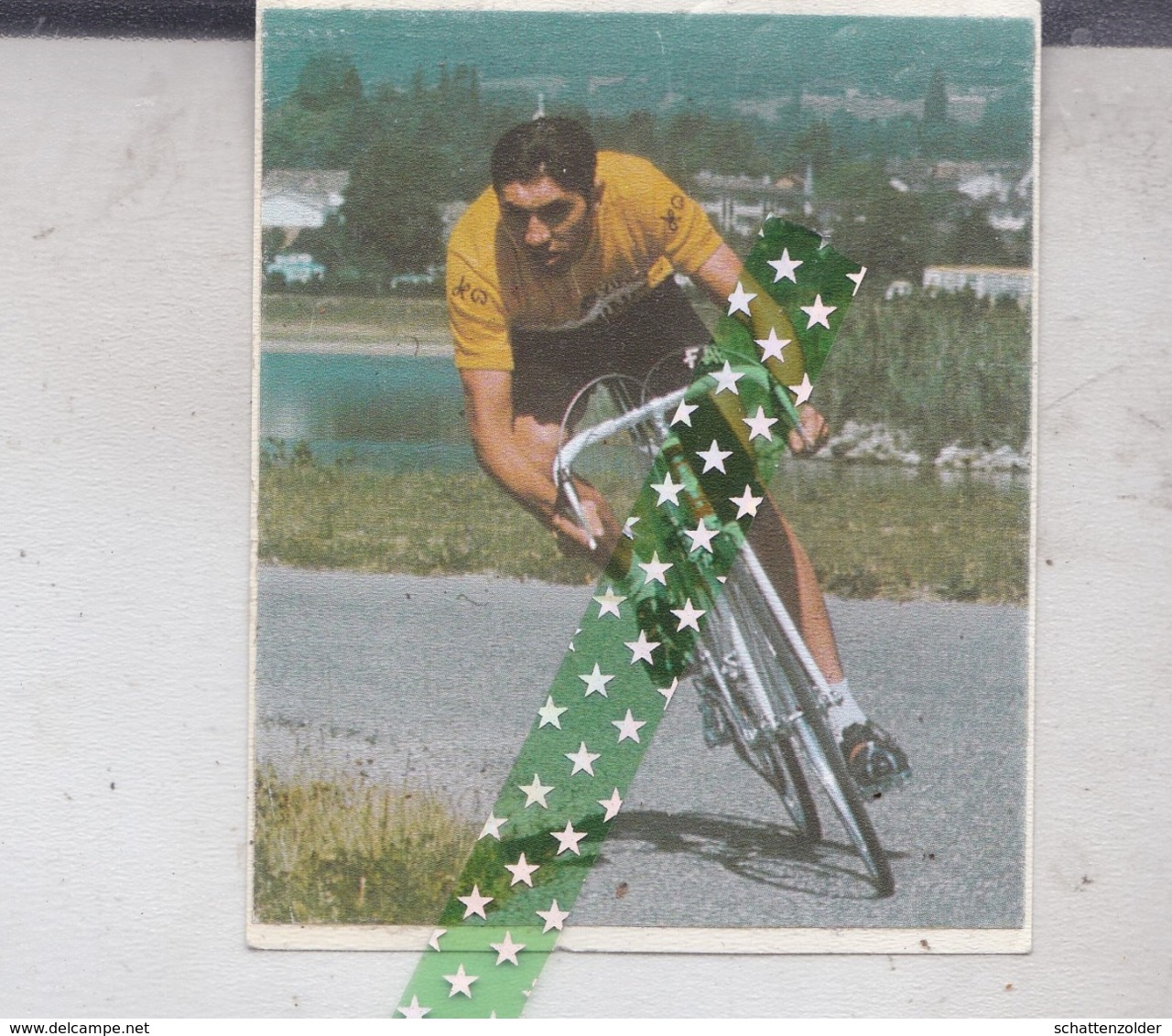 Zelfklever, Auto-collant, Sticker Eddy Merckx, Wielrenner 8cm/10cm - Stickers