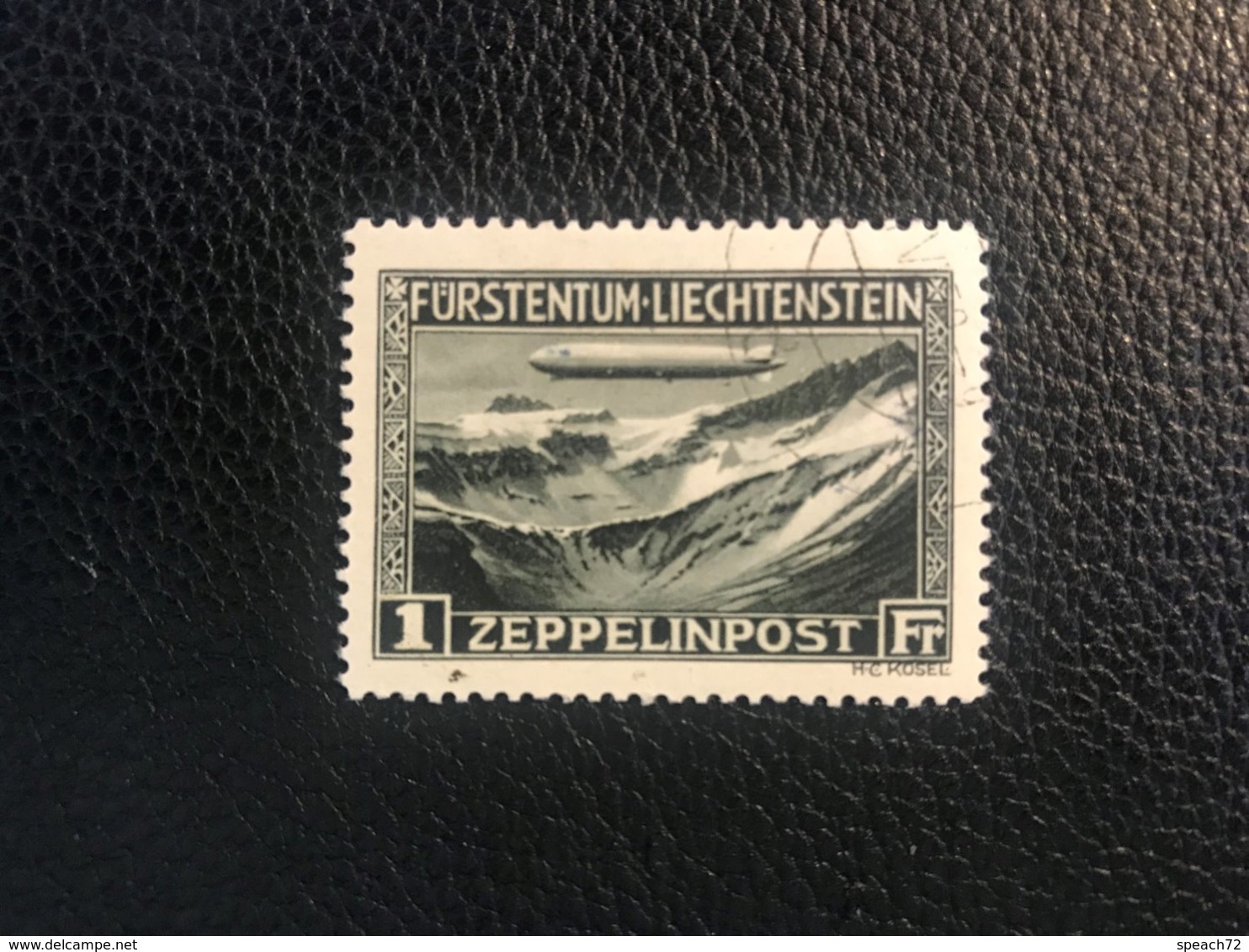 FL Flugpost 1931 Zumstein-Nr. 7 Gestempelt - Poste Aérienne