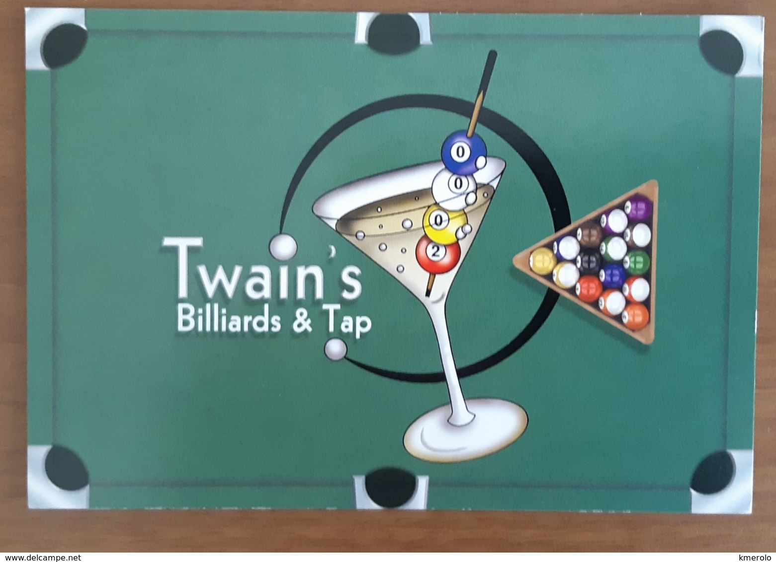 Billiards & Tap Carte Postale - Pubblicitari