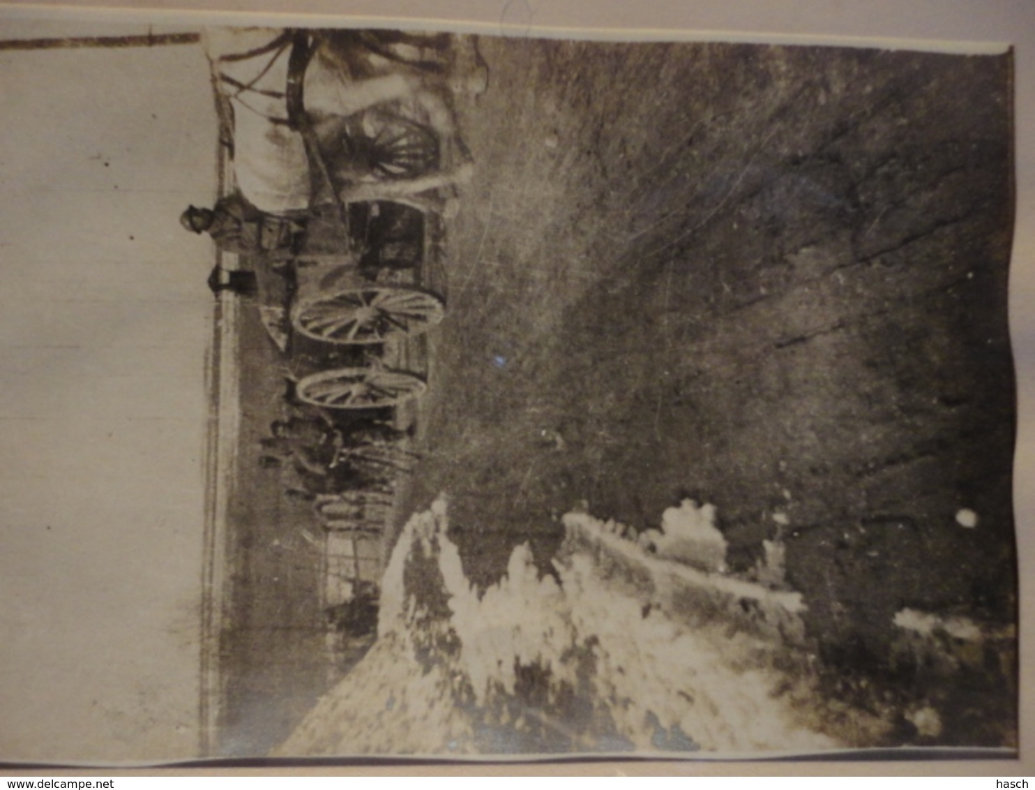 Berg.1a.  La Grande Guerre. Photographie Argentiques 11x16,5 Cm Avec Texte Du Photographe : En Route  Pour Verdun 1915 - Guerre 1914-18