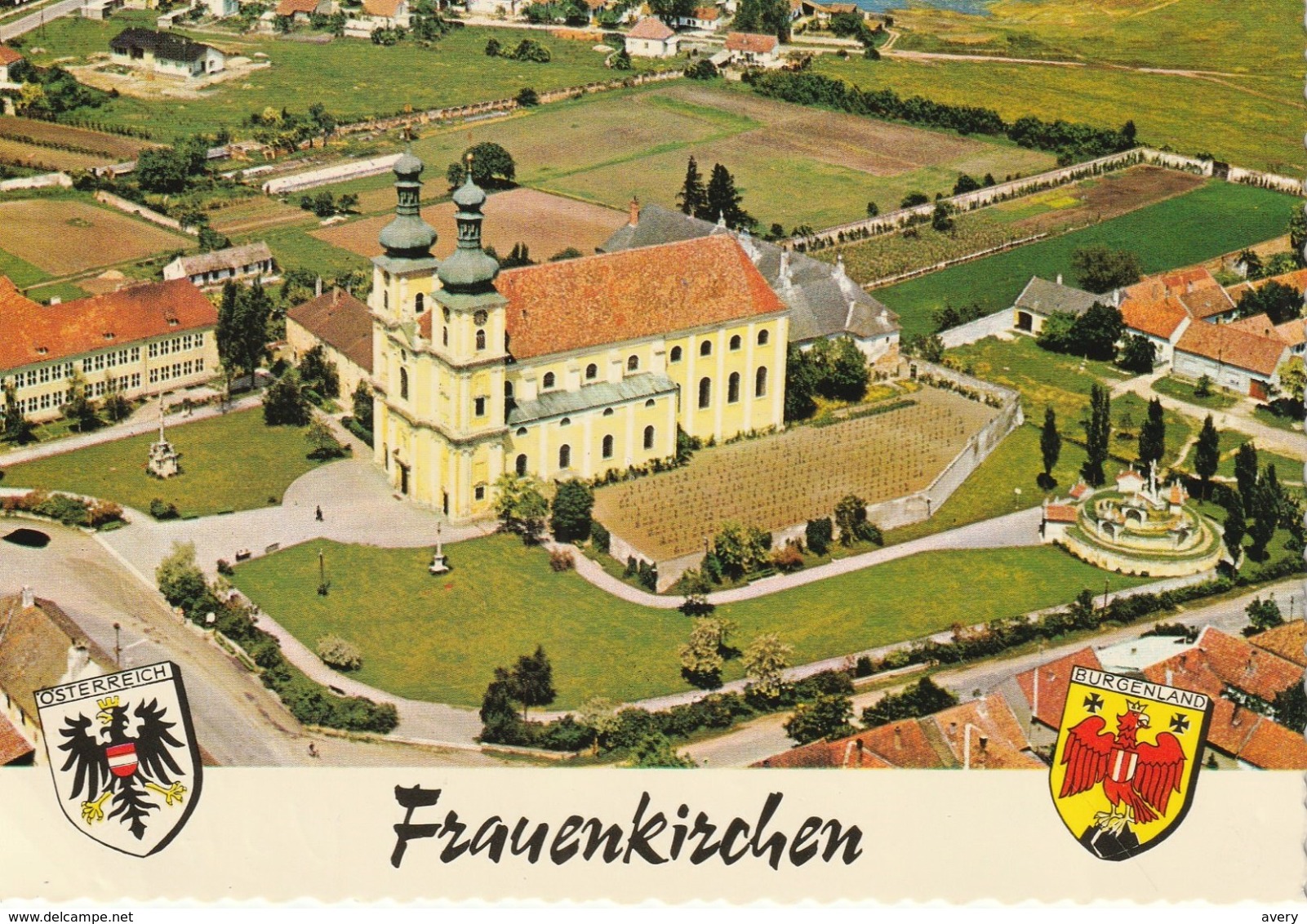 Walifahrtsort  Frauenkirchen, 124 M  Prunkvolle Barockkirche Mit Kalvarienberg, Austria - Other & Unclassified