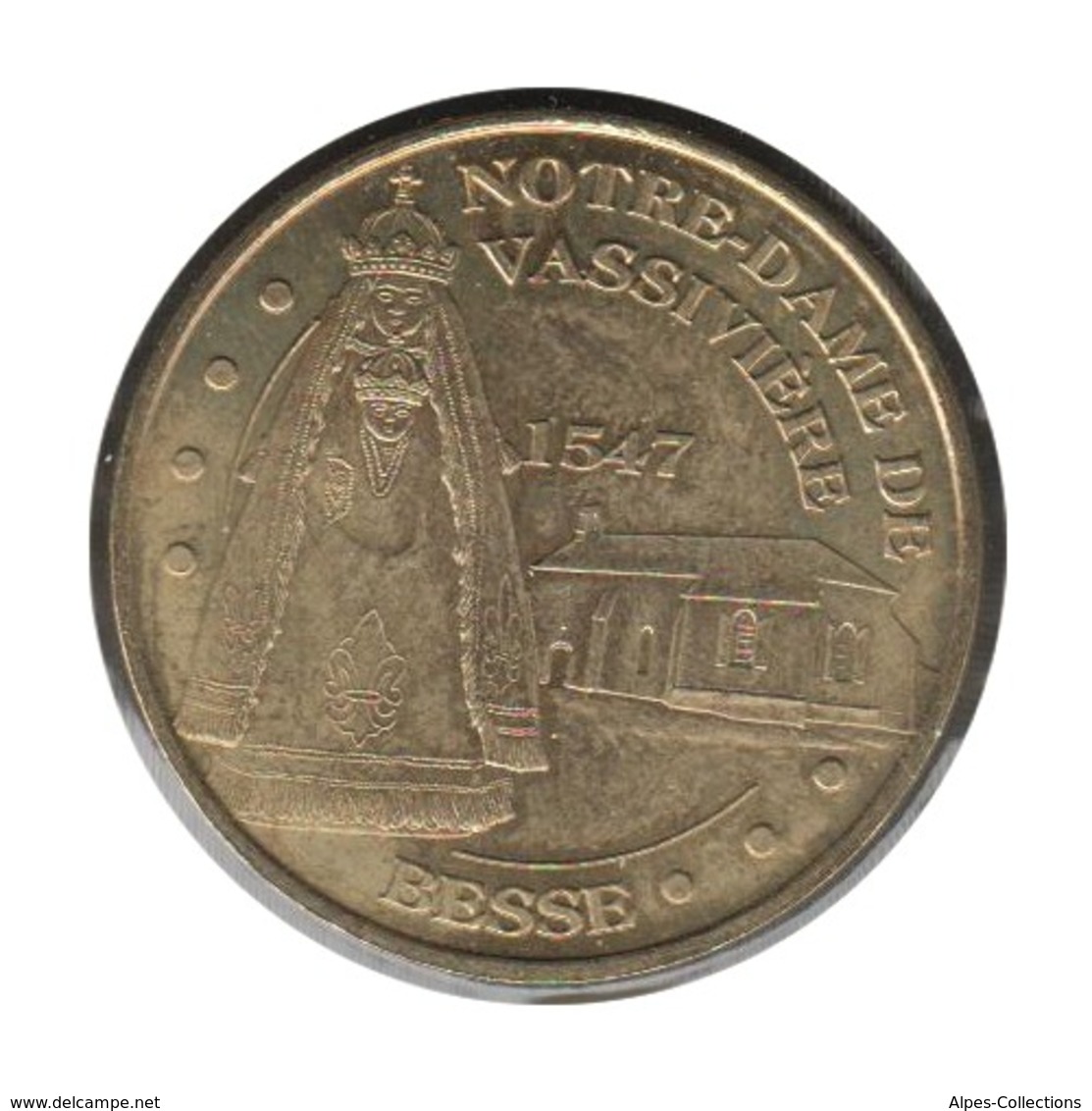 63050 - MEDAILLE TOURISTIQUE MONNAIE DE PARIS 63 - Notre Dame De Vassière - 2008 - 2008