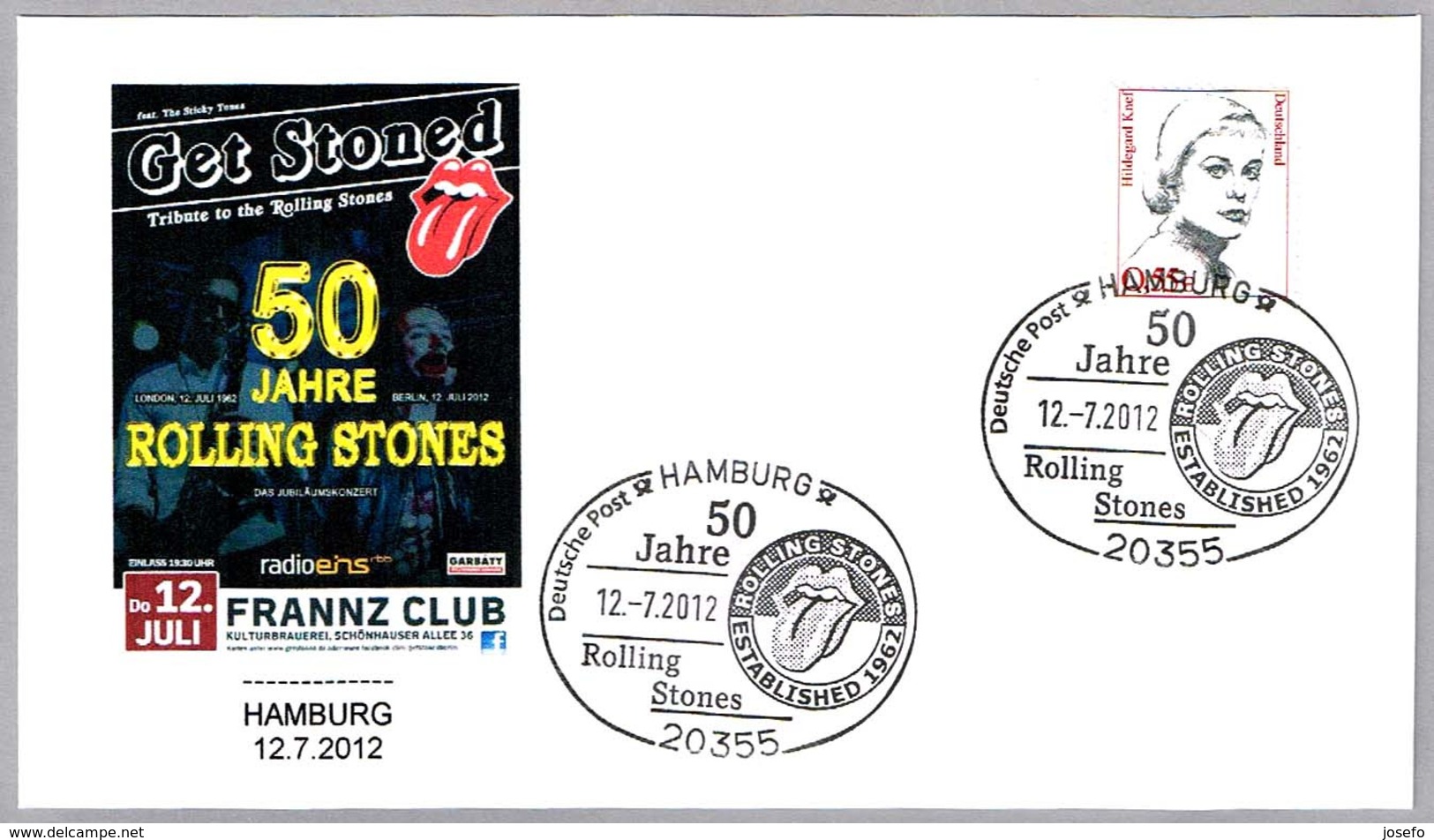 50 AÑOS ROLLING STONES - 50 YEARS. Hamburg 2012 - Cantantes